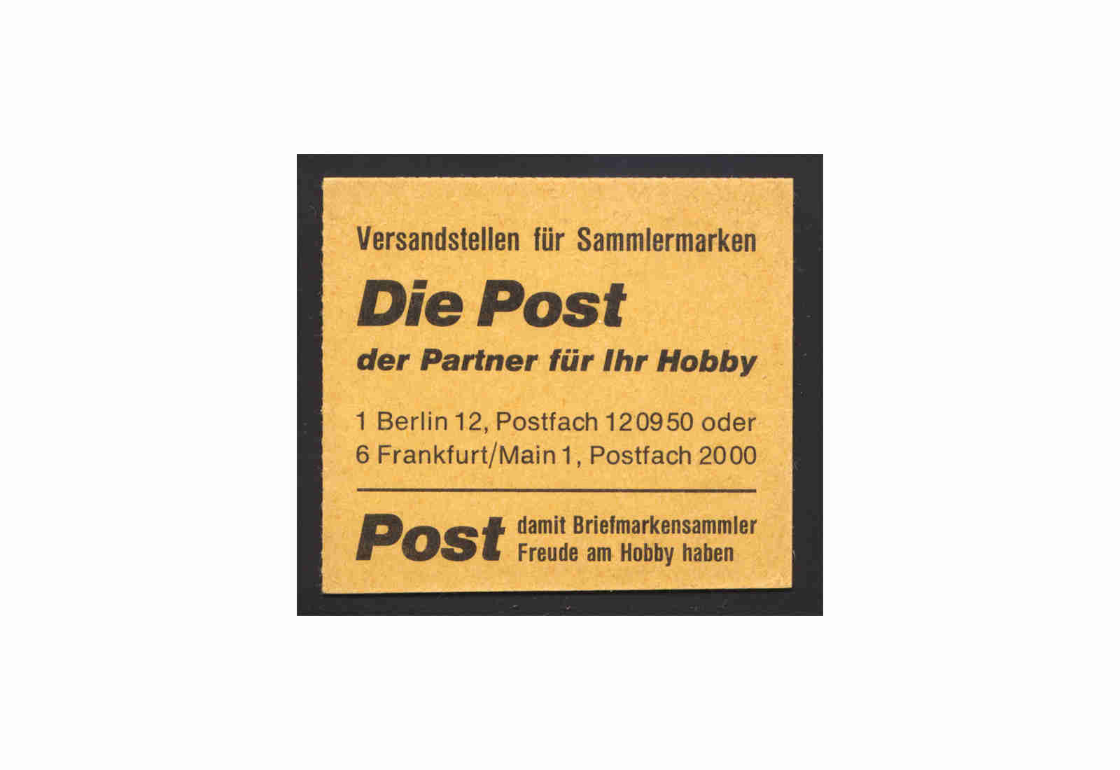 BRD Markenheftchen 19 1973 Unfallverhütung postfrisch