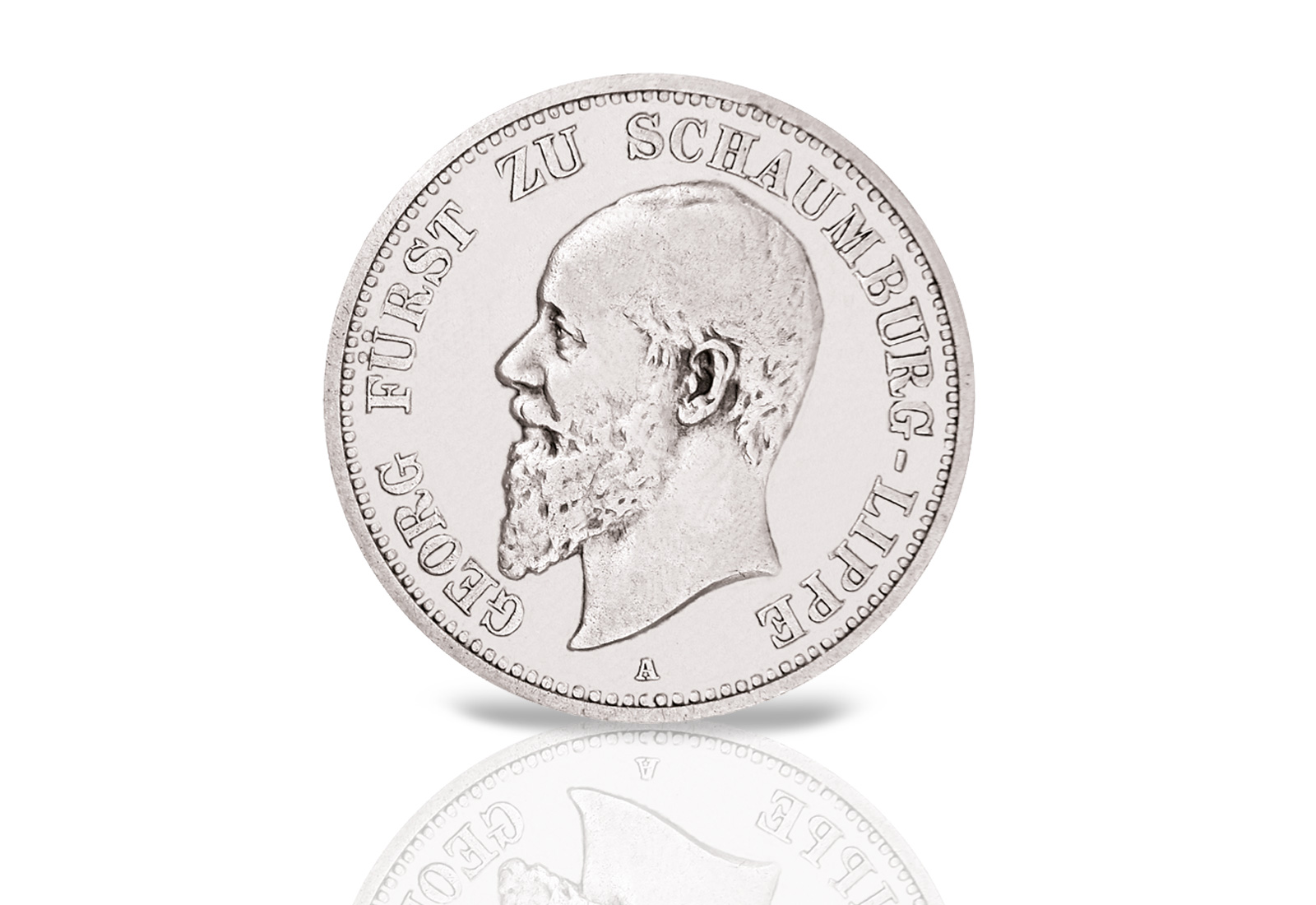 2 Mark 1898/1904 Deutsches Kaiserreich Schaumburg-Lippe Fürst Georg Jaeger-Nr. 164