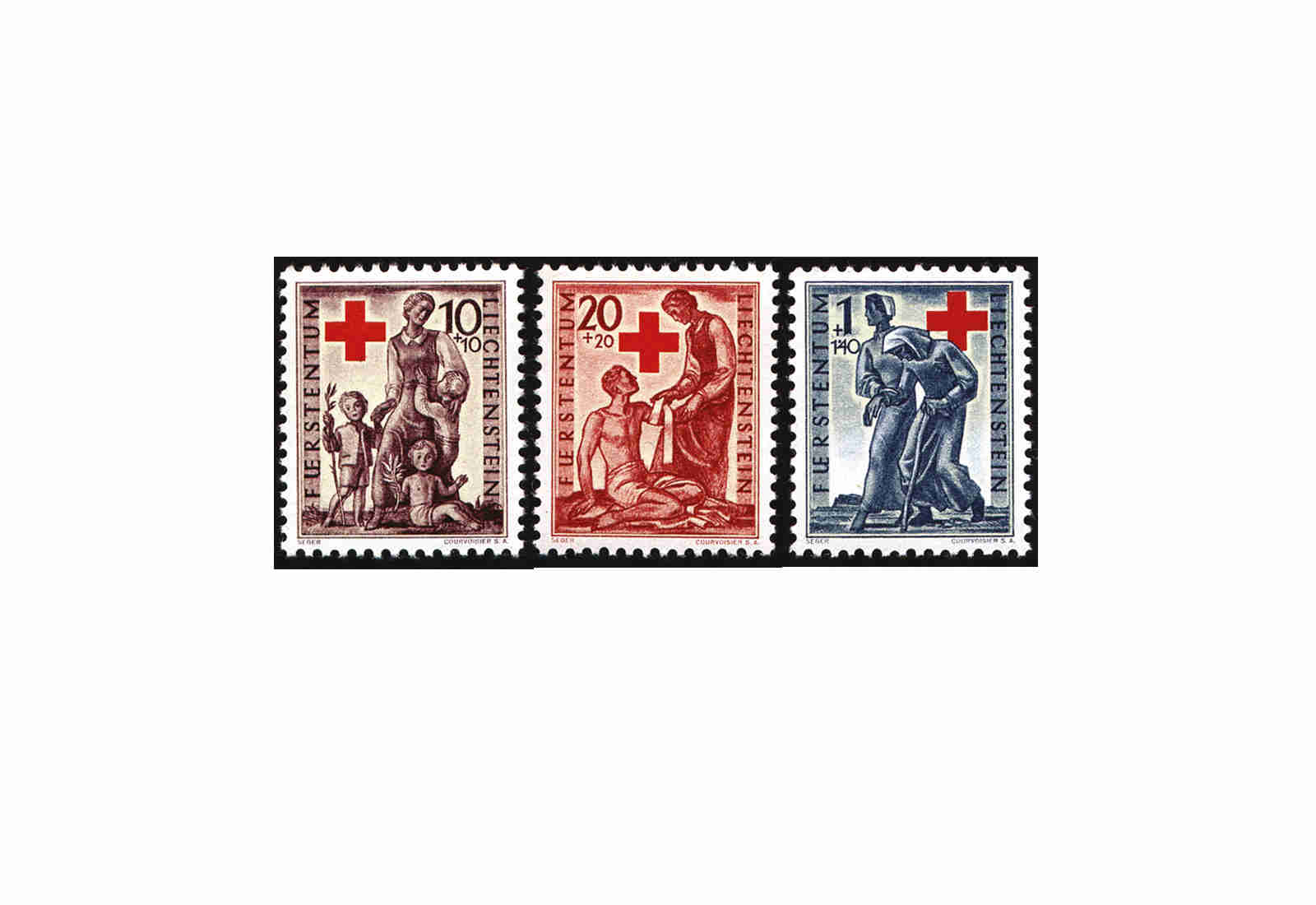 Liechtenstein Mi.Nr. 244/46 gest.