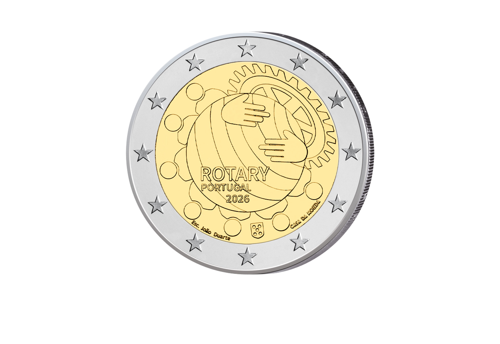 2 Euro 2026 Portugal 100 Jahre Rotary Club Portugal