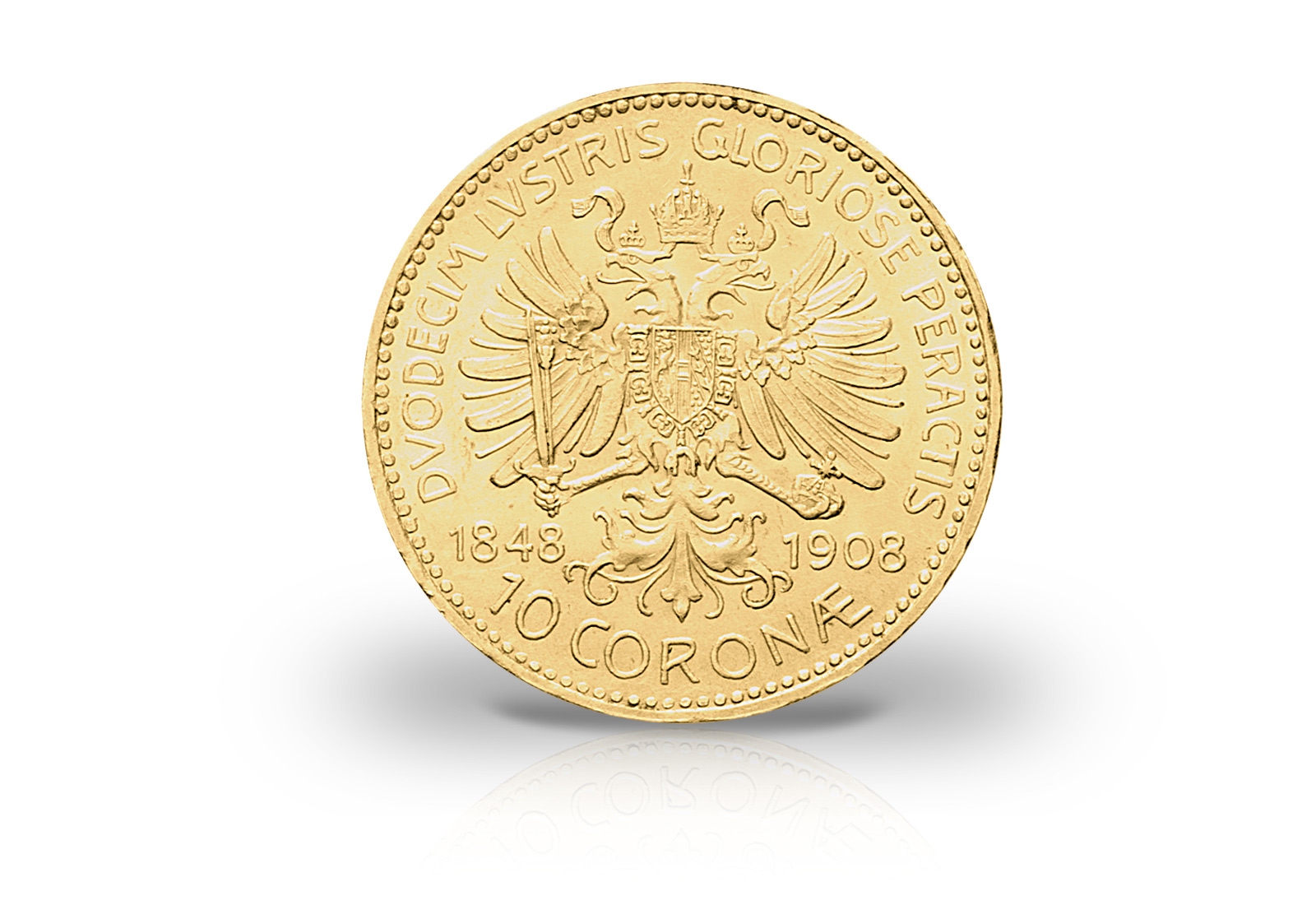 10 Kronen Goldmünze 1908 Österreich Joseph I. Jubiläumsjahrgang