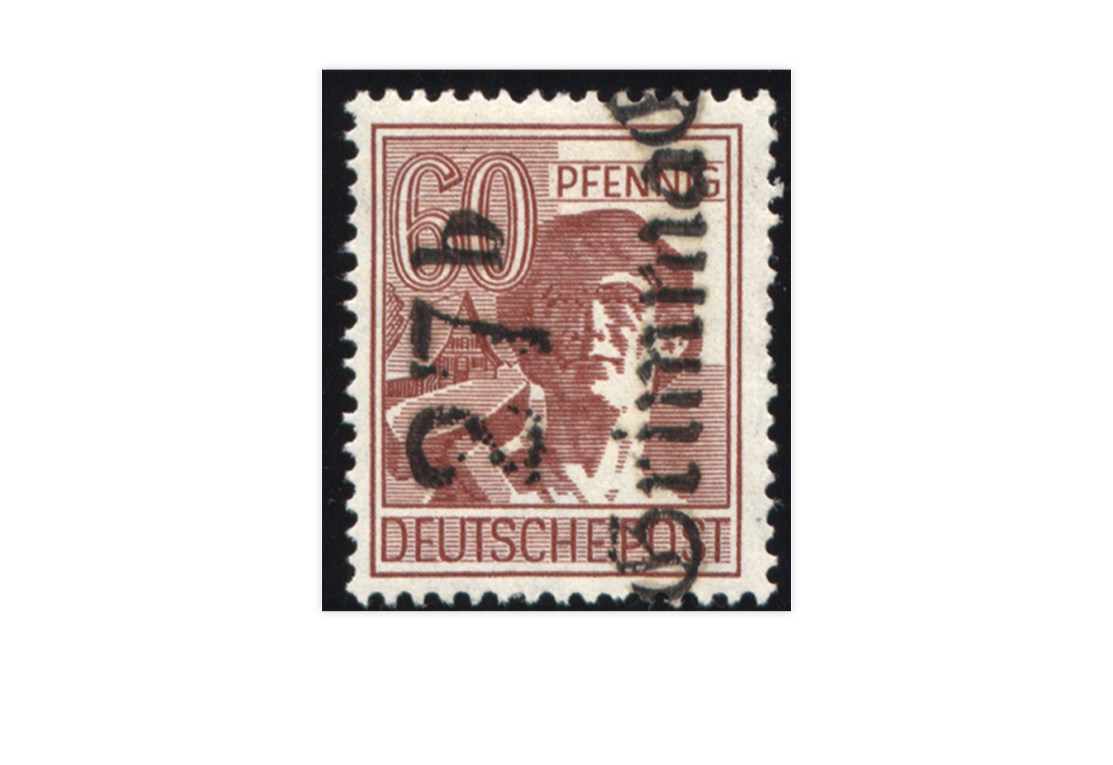 SBZ Bezirkshandstempel 1948 Bezirk 14 Mi.Nr. 179 gestempelt geprüft