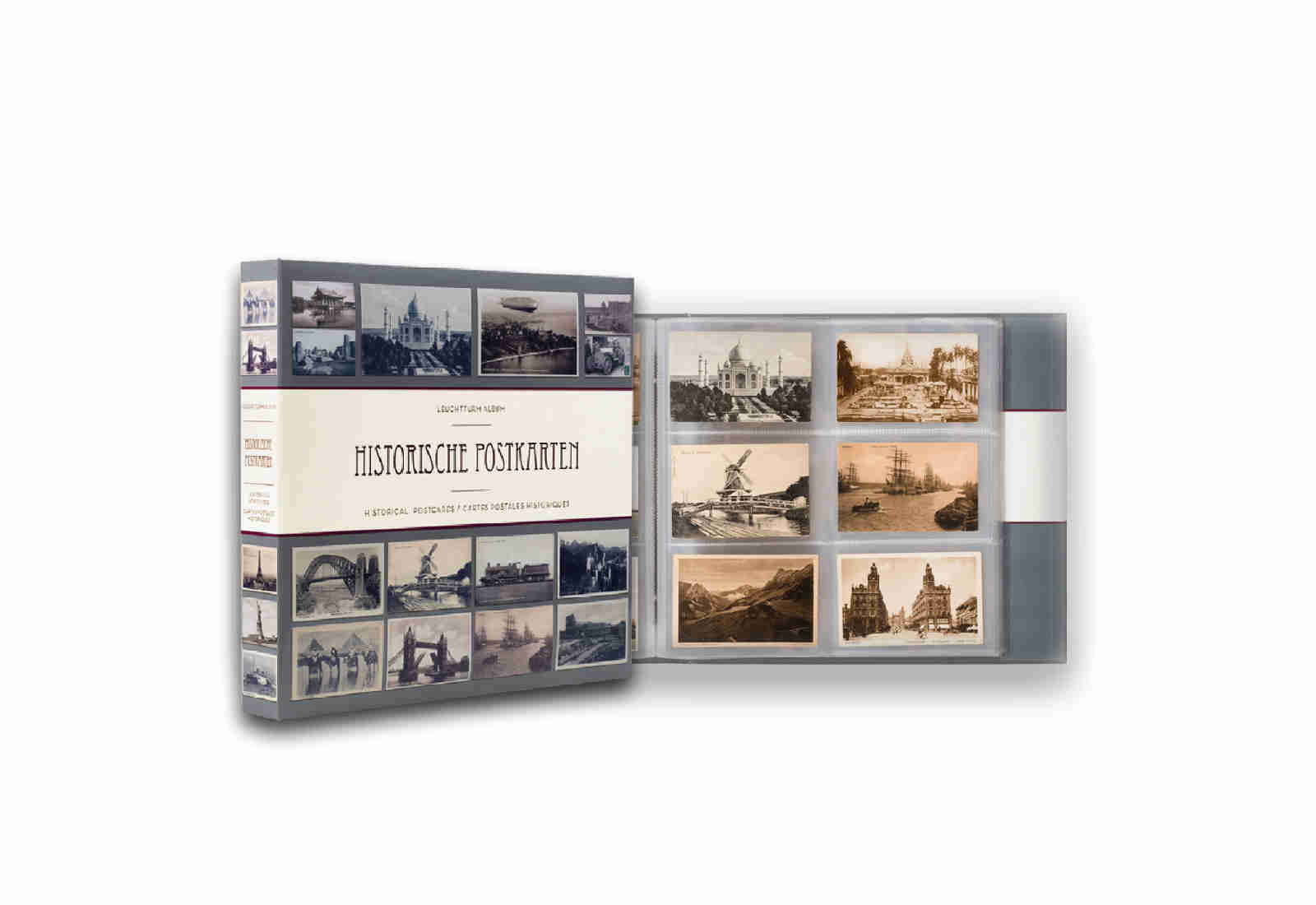 Album für 600 historische Postkarten