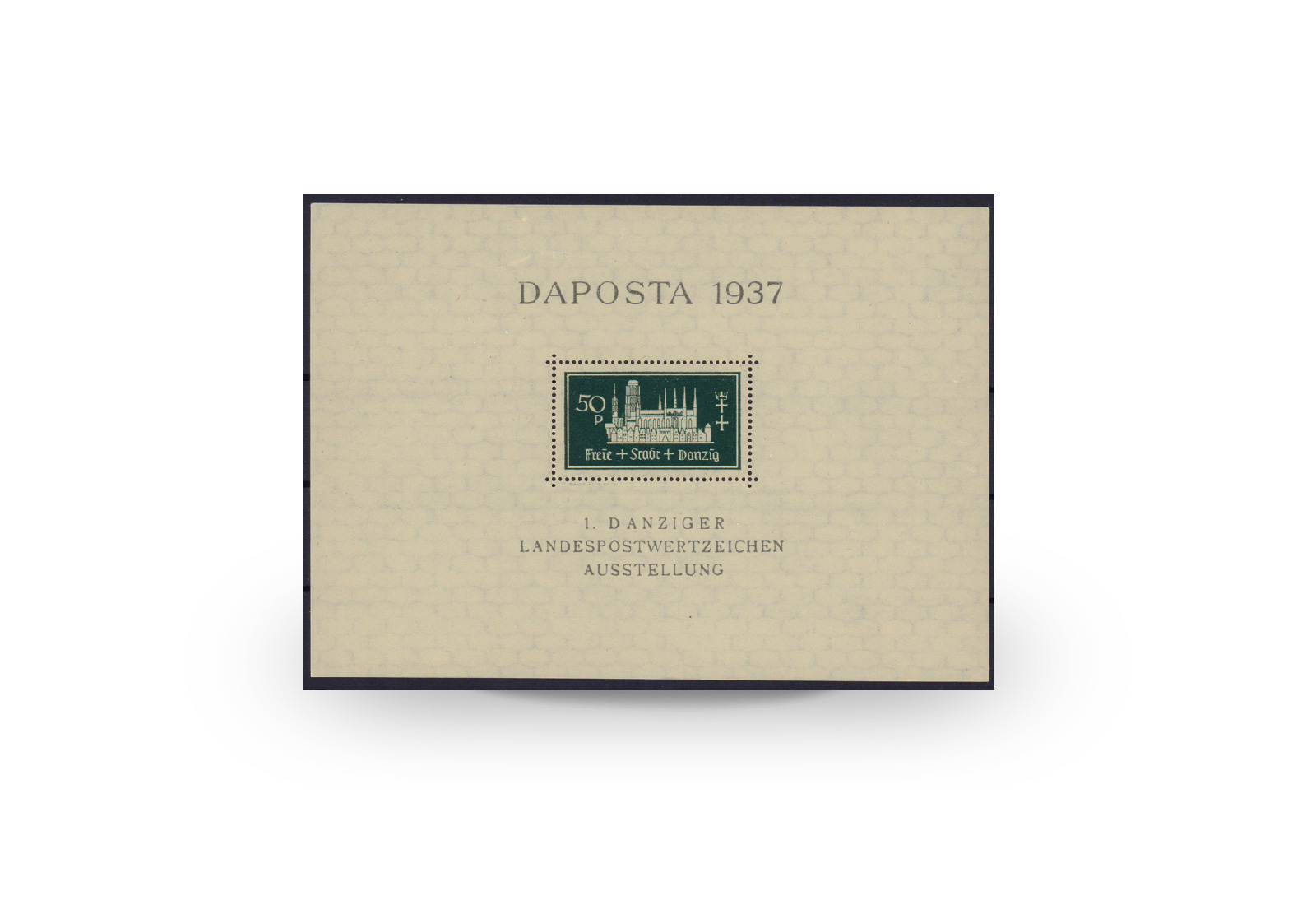 Danzig Block 1 a** DAPOSTA 1937