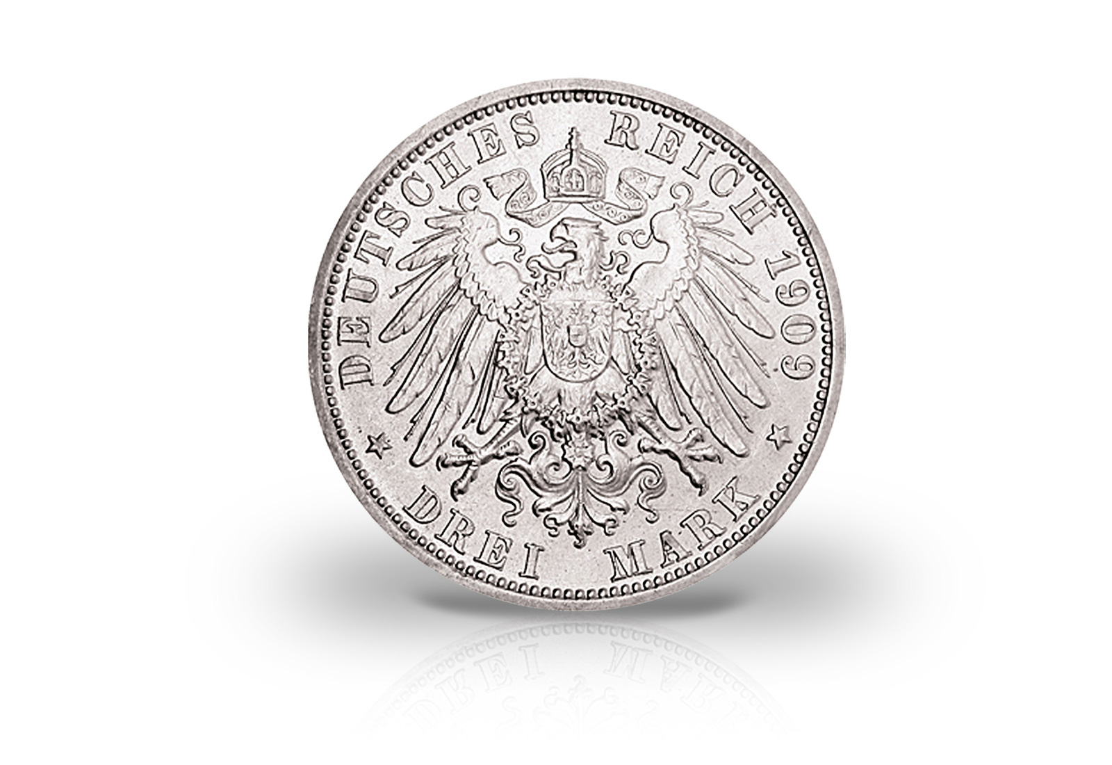 3 Mark Silbermünze 1910 Kaiserreich Preußen Universität Berlin Jaeger-Nr. 107