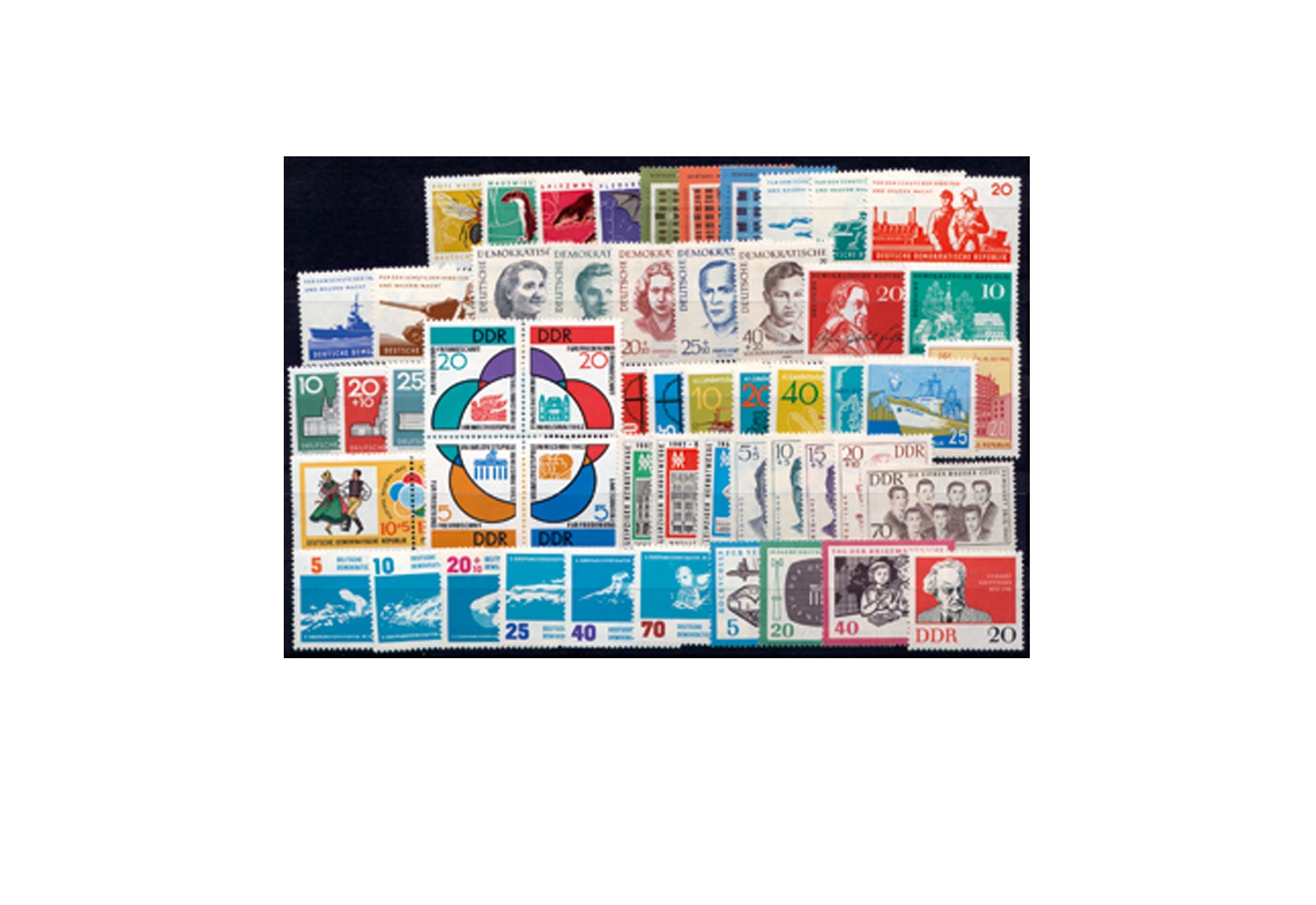 DDR Jahrgang 1962 postfrisch