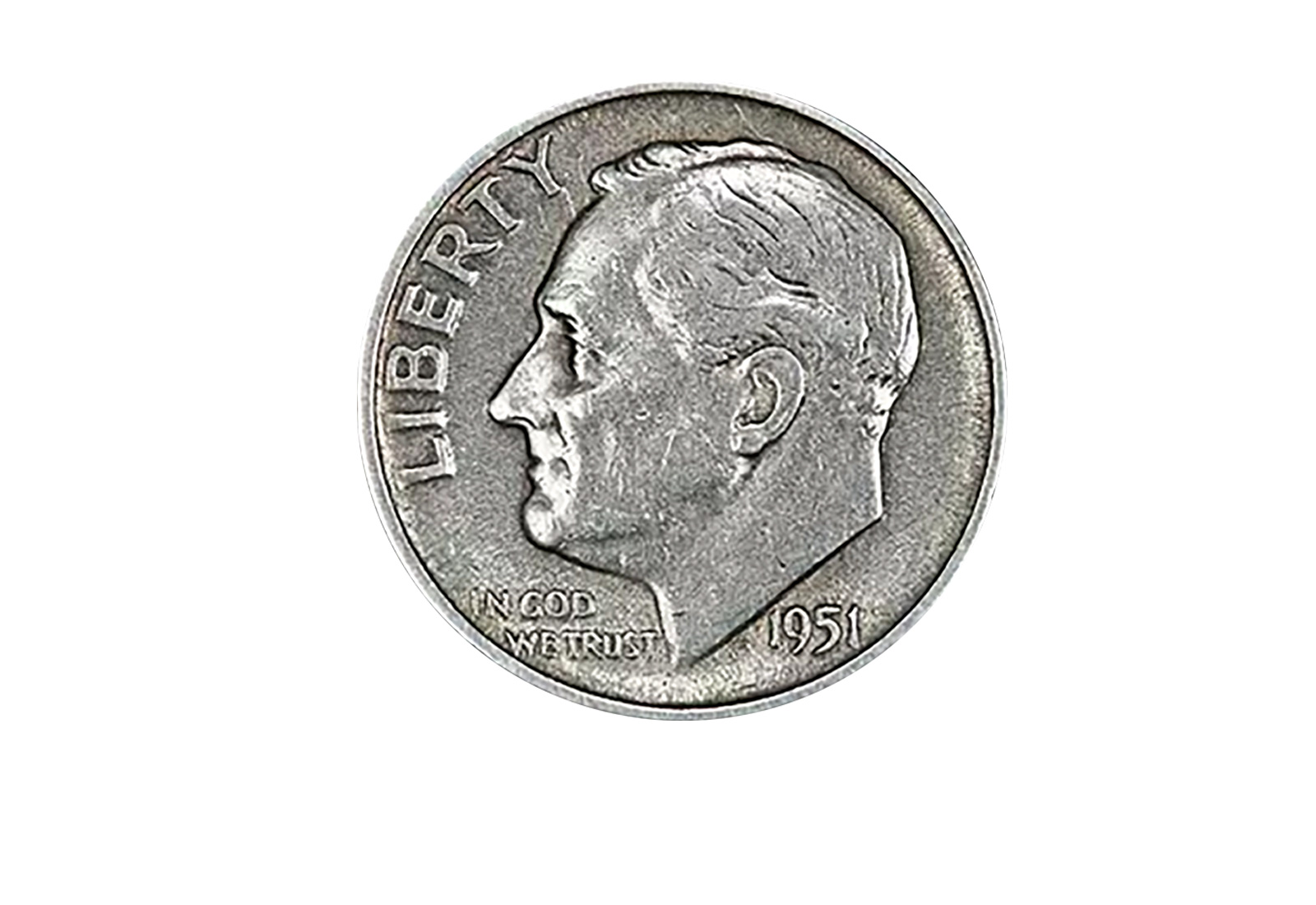 1 Dime 1946 - 1964 USA Silber Franklin D. Roosevelt