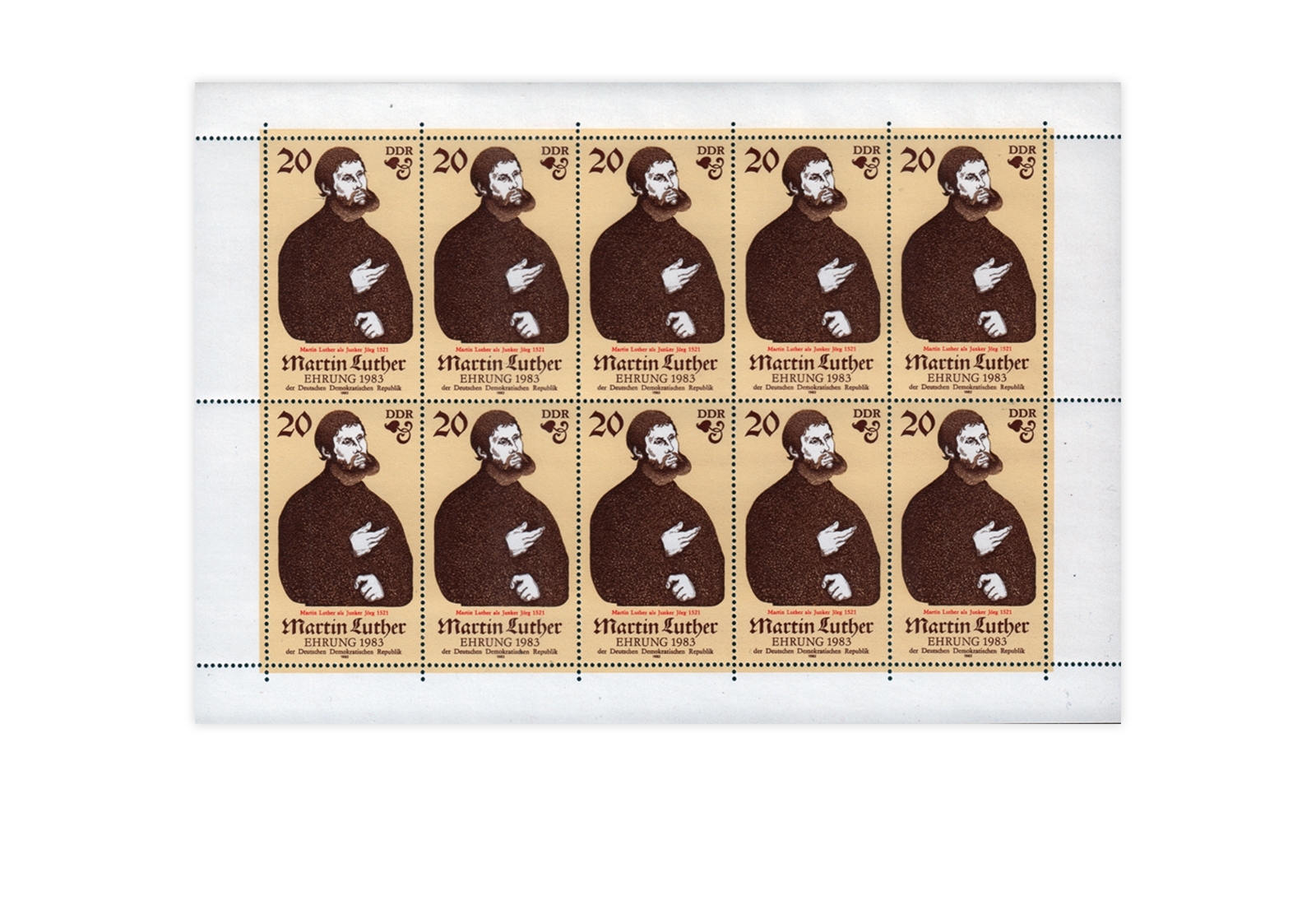 Briefmarken DDR Kleinbogen 1982 Michel-Nr. 2755 gestempelt