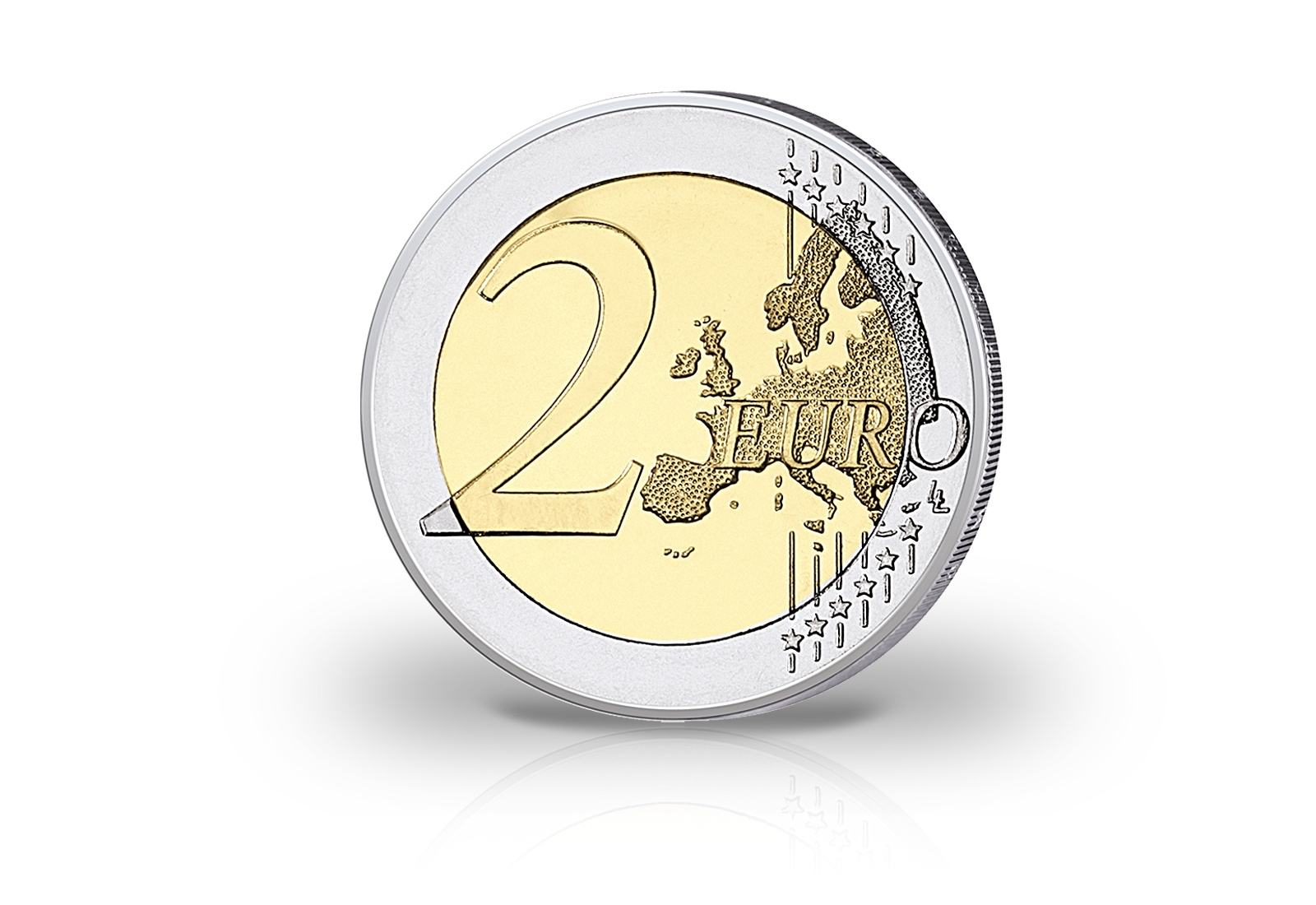 2 Euro 2015 Belgien 30 Jahre Europaflagge bfr.