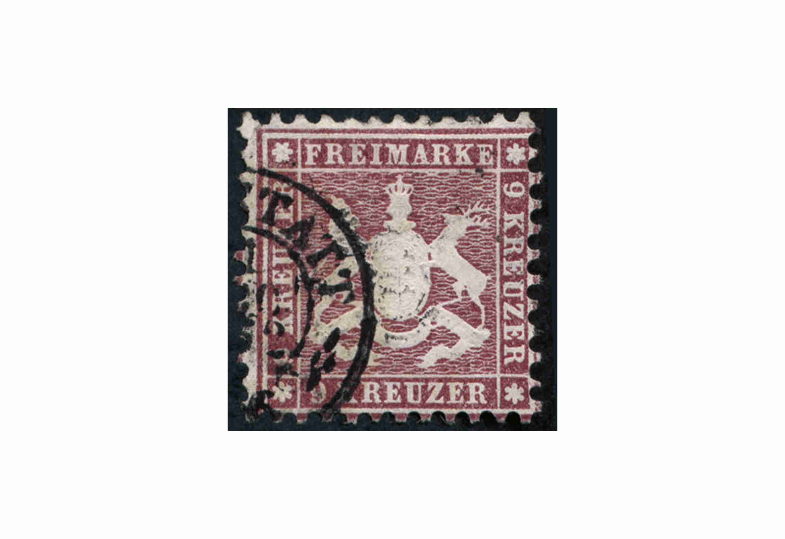 Briefmarke Altdeutschland Württemberg Freimarke 1862 Michel-Nr. 24 gestempelt
