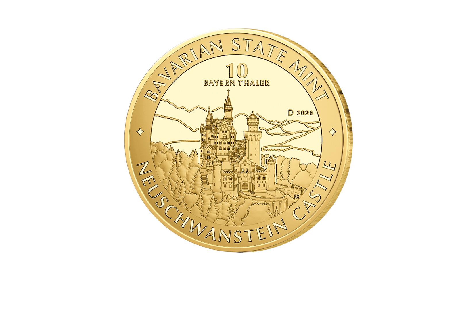10 Bayern Thaler 2026 "Neuschwanstein" - 1/10 oz Gold