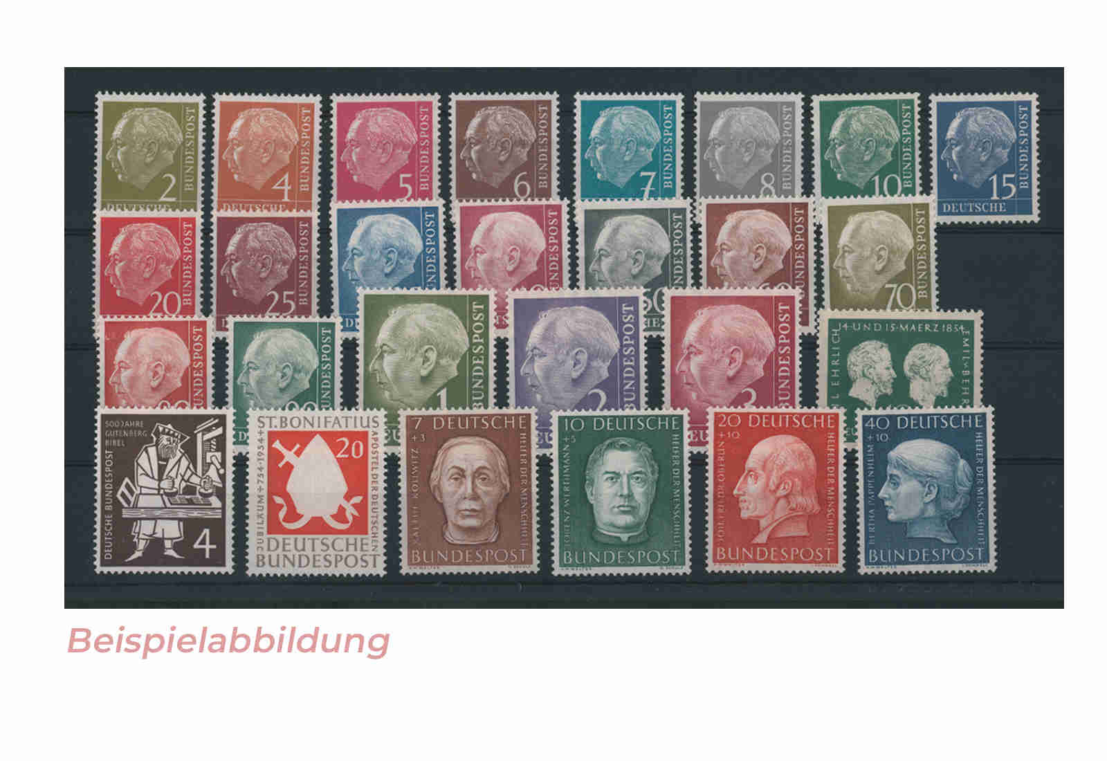 BRD Jahre 1953-1954 im Set