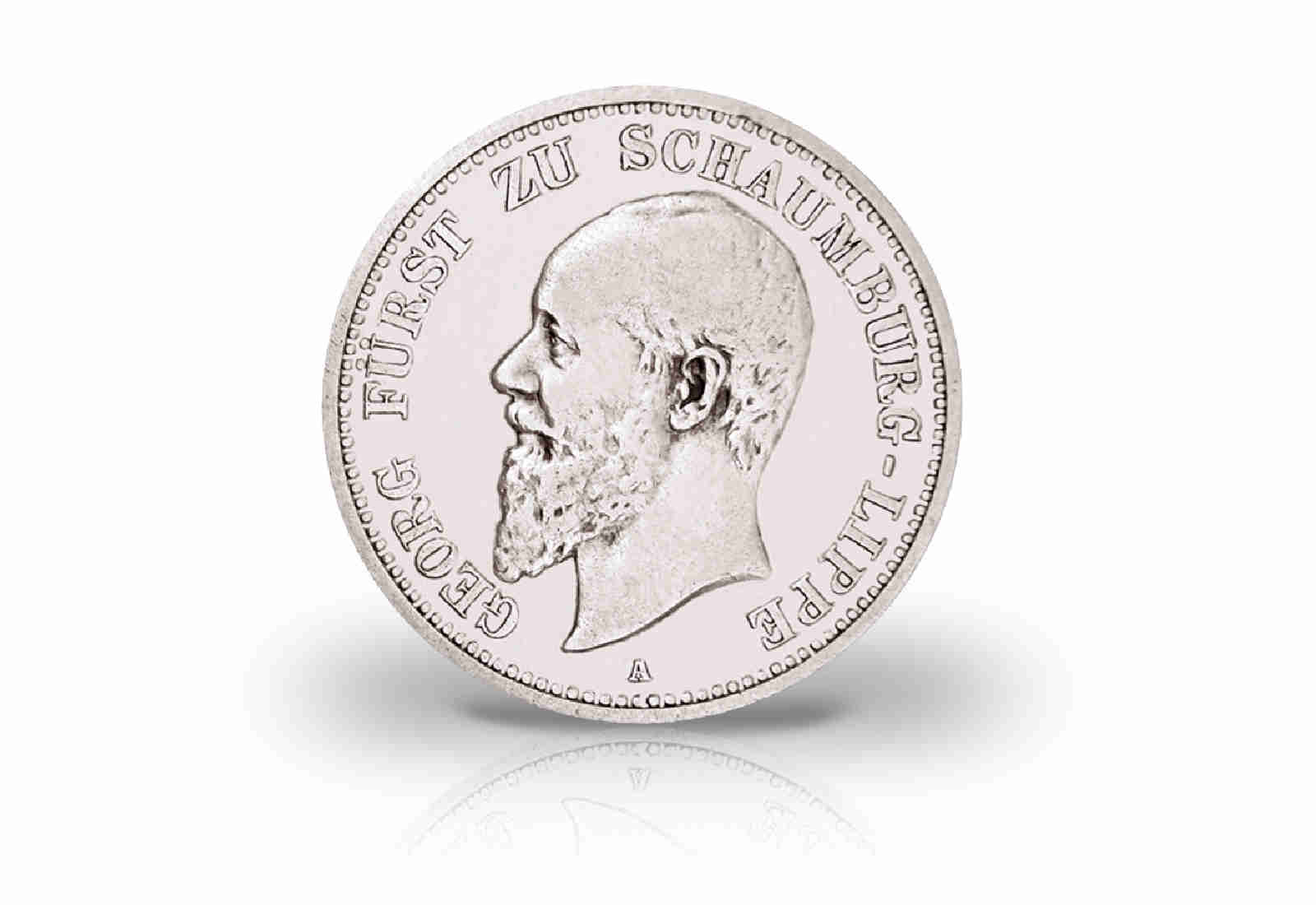 5 Mark 1898 Deutsches Kaiserreich Schaumburg-Lippe Fürst Georg Jaeger-Nr. 165