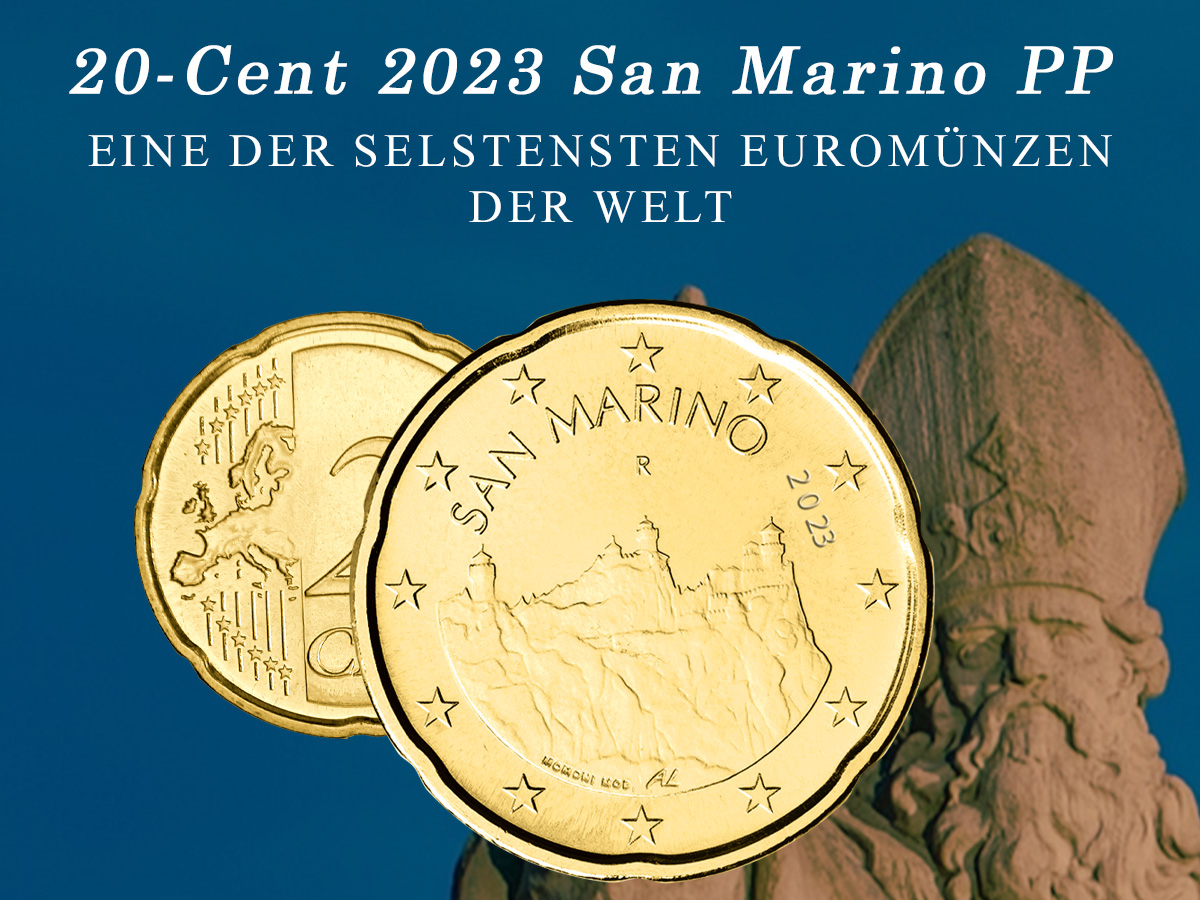 San Marino 2023 PP - 20 Cent "Montale, La Fratta, La Guaita"