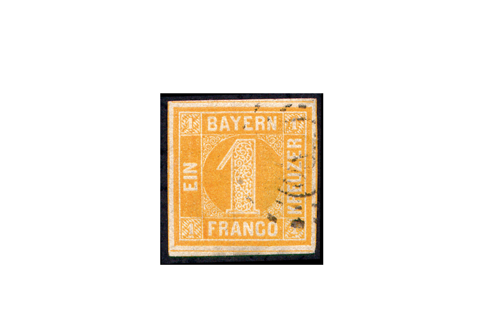 Briefmarke Altdeutschland Bayern Freimarke 1850 Michel-Nr. 8 gestempelt