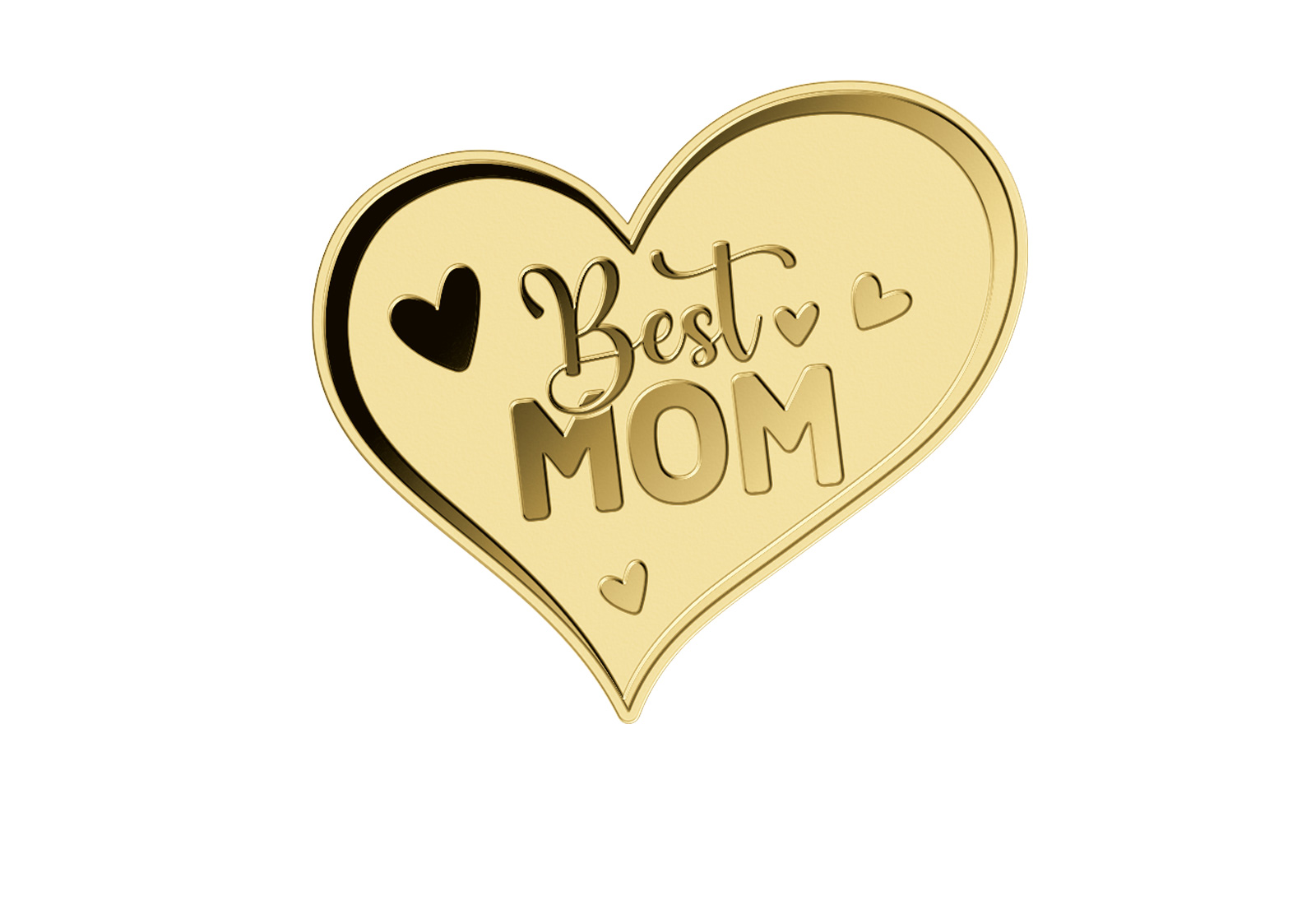 Goldausgabe Motiv "Best Mom" 999/1000 Gold