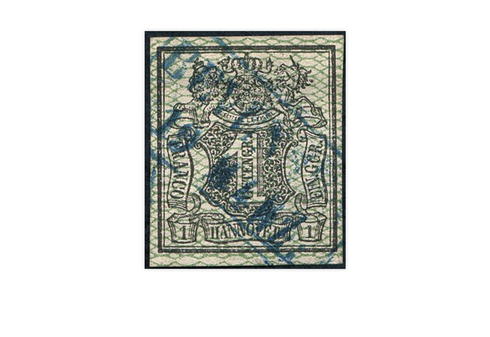 Briefmarke Altdeutschland Hannover Freimarke 1856-1857 Michel-Nr. 9 gestempelt