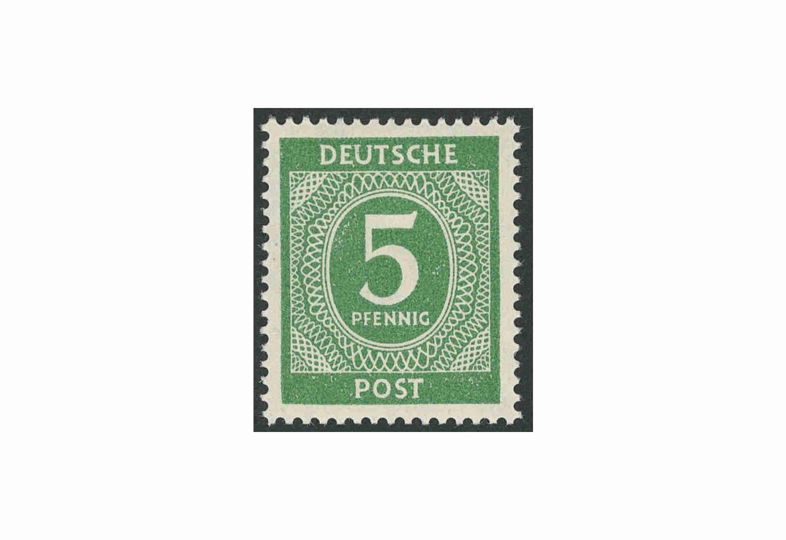 Briefmarke Alliierte Besetzung Kontrollrat I 1946 Michel-Nr. 915 a postfrisch