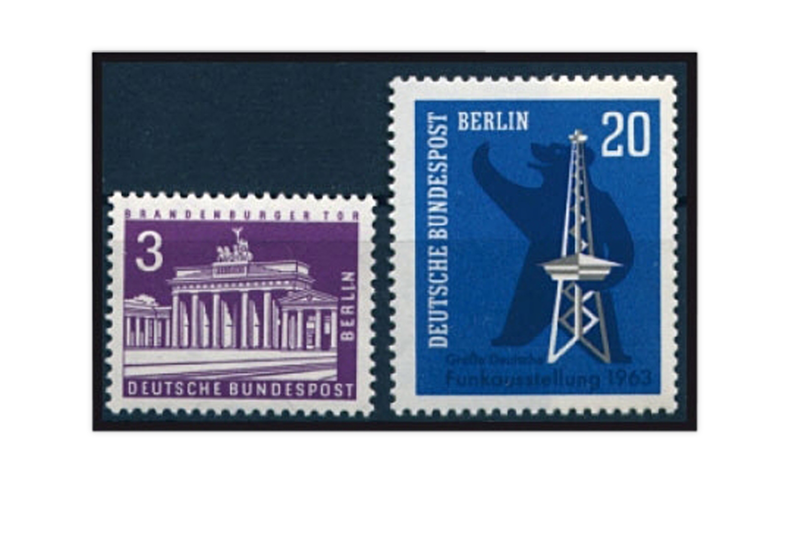 Berlin Jahrgang 1963 Mi.Nr. 231-232 postfrisch