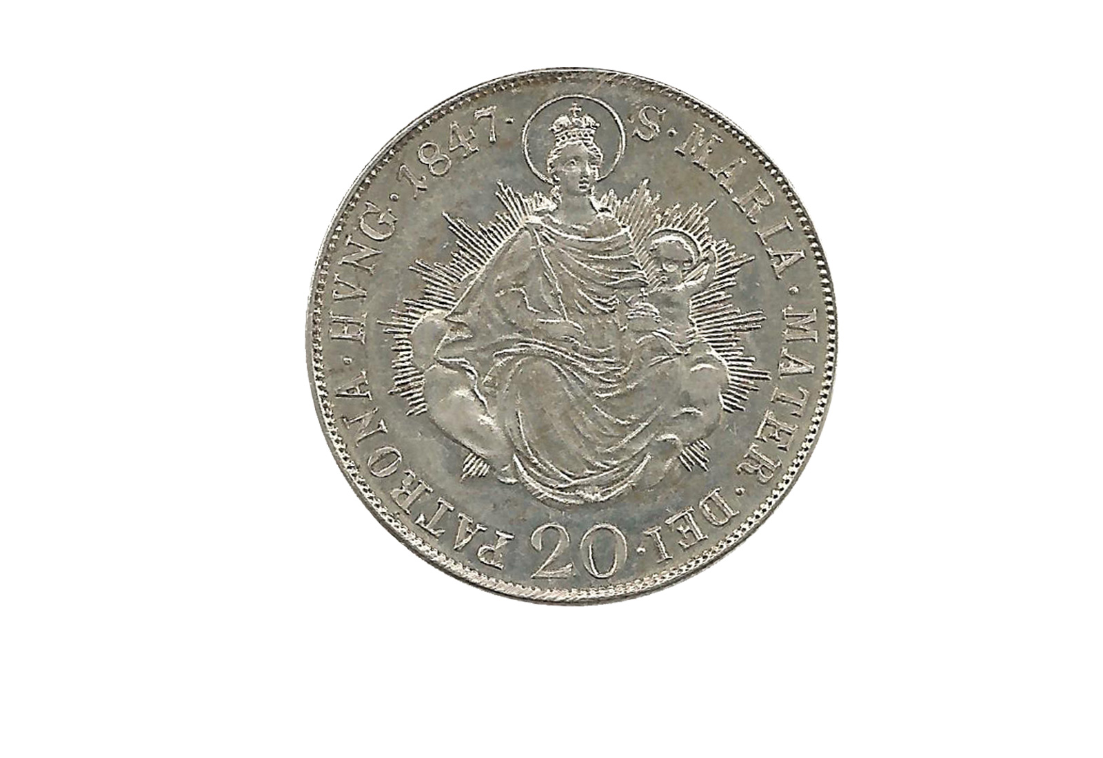 20 Kreuzer 1837 - 1848 Österreich Ferdinand I für Ungarn