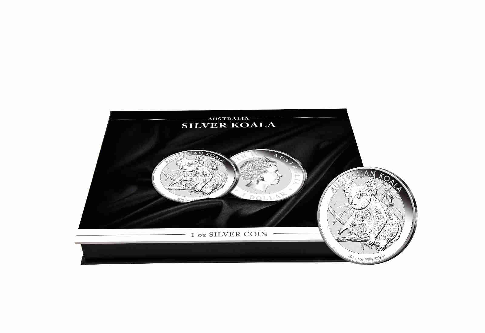 Münzkassette für 1 Unze Silber "Koala"