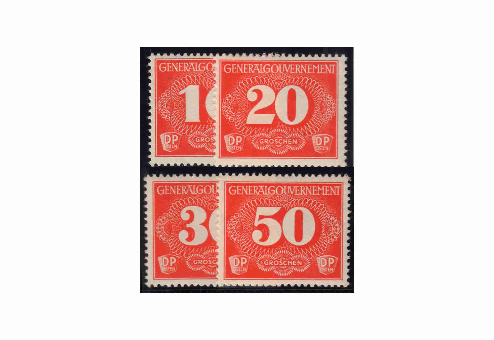 Generalgouvernement Zustellungsmarken 1940 Michel Nr. Z 1/4 postfrisch