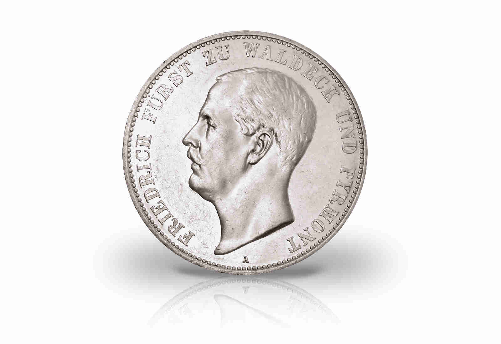 5 Mark 1903 Deutsches Kaiserreich Waldeck und Pyrmont Fürst Friedrich Jaeger-Nr. 171