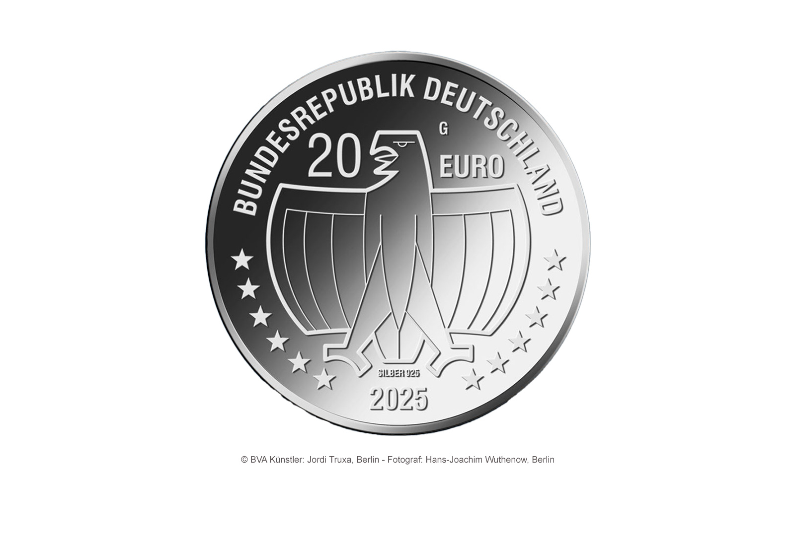 20 Euro Silbermünze 2025 Deutschland 50 Jahre Internationales Jahr der Frau st
