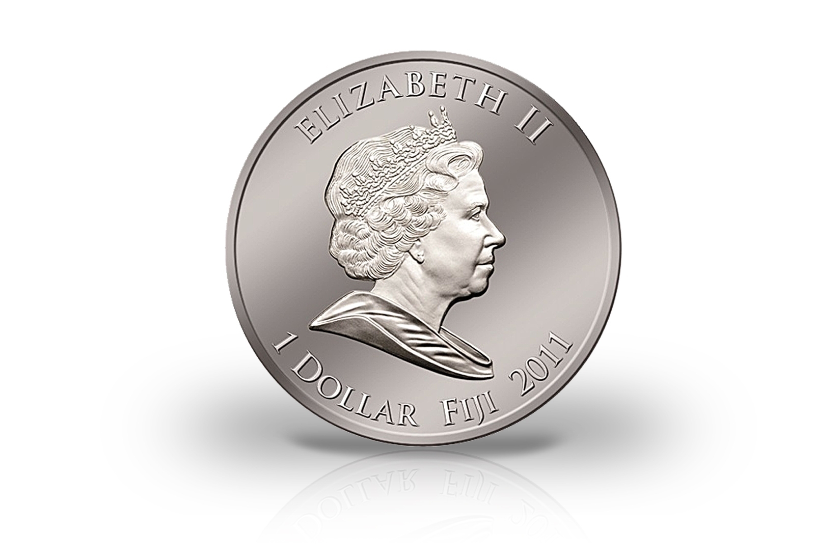 Fidschi 1 Dollar 2011 Astronomie - Die Erde PP mit Goldapplikation