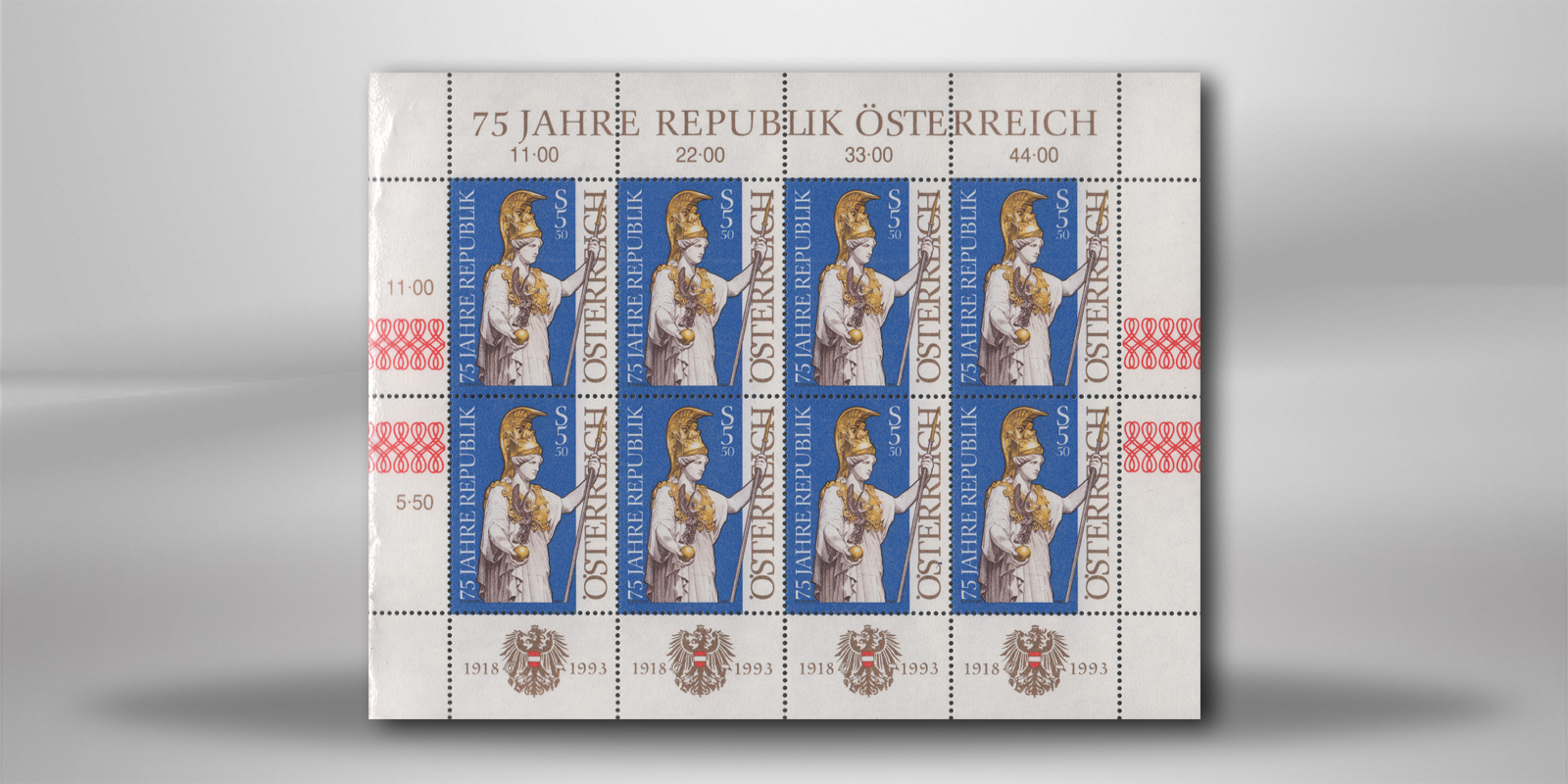 Österreich Mi.Nr. 2113 gest. 75 J. Republik Österreich