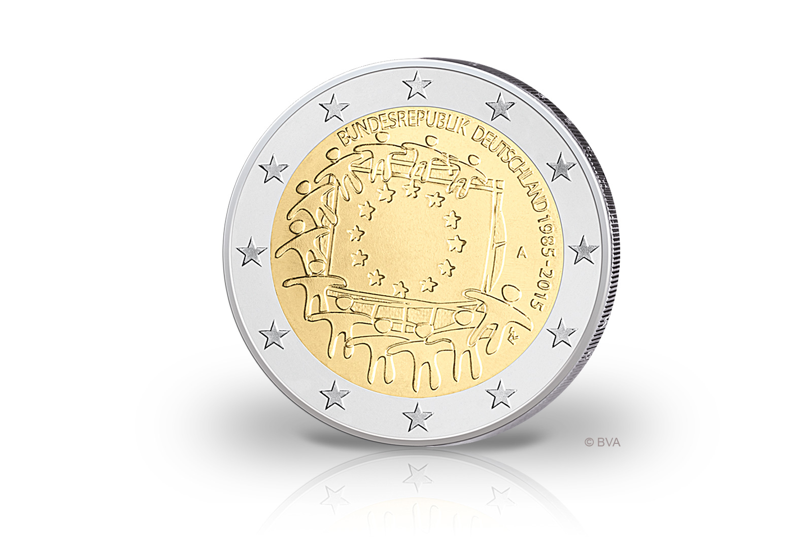 2 Euro 2015 BRD Europaflagge Gemeinschaftsausgabe