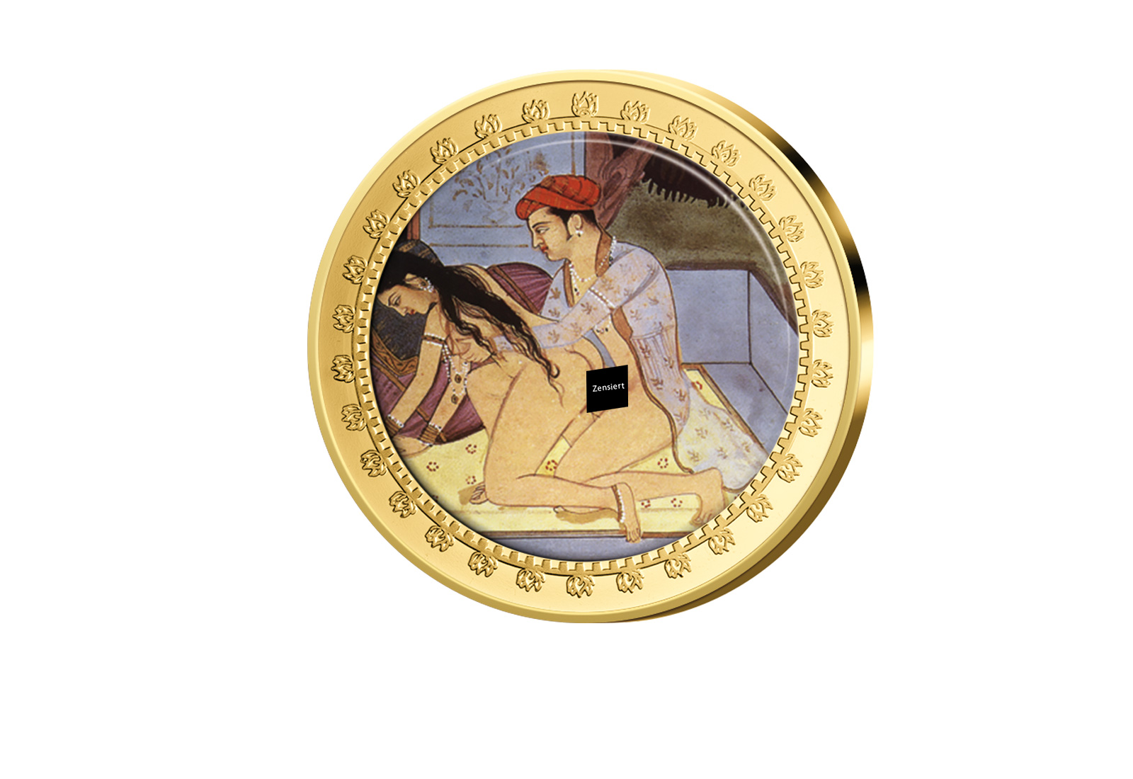 Kamasutra Farbprägung Goldauflage Jadestellung