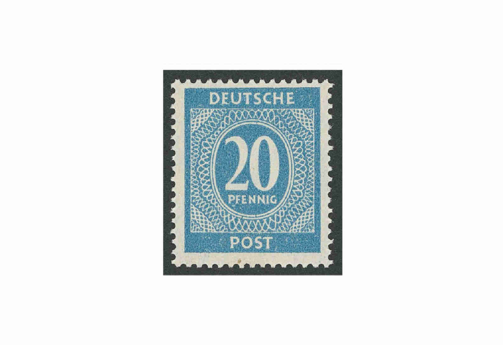 Briefmarke Alliierte Besetzung Kontrollrat I 1946 Michel-Nr. 924 d postfrisch