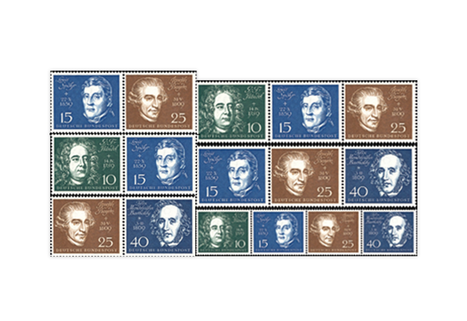 BRD ZD ex Block 2 postfrisch Beethovenhalle 1959