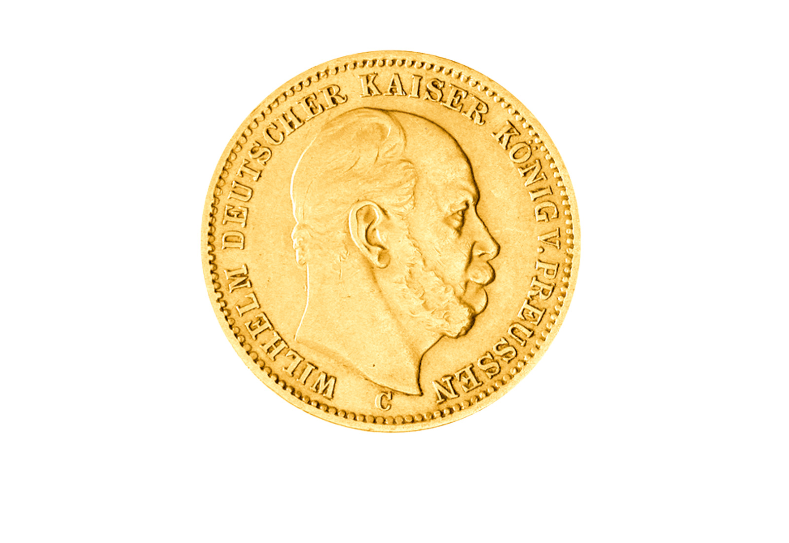 20 Mark 1873 Kaiserreich Wilhelm I. Preußen Jaeger-Nr. 243