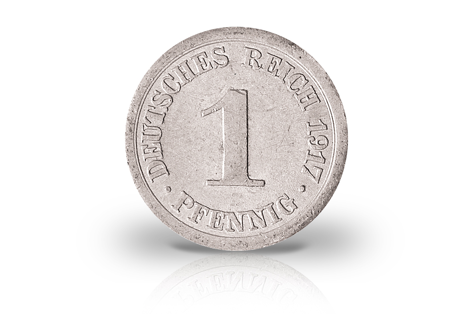 1 Pfennig 1917 Deutsches Kaiserreich Großer Adler Jaeger-Nr. 300