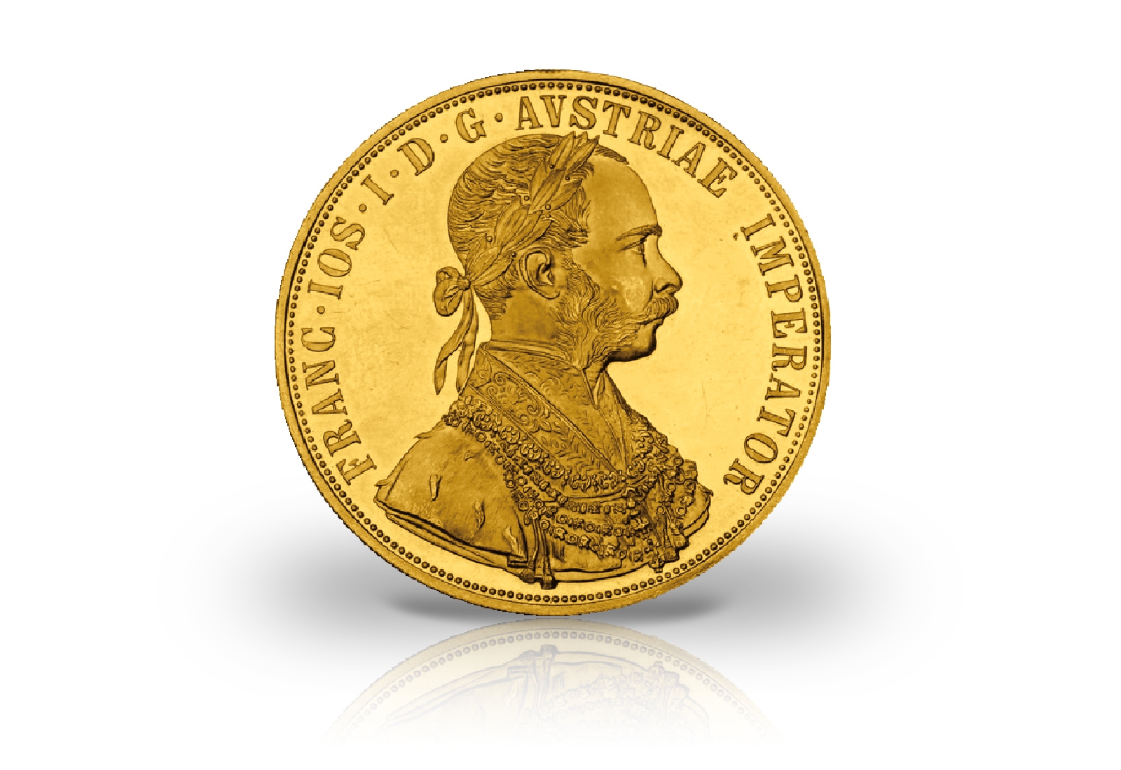 4fach Dukat Goldmünze 1915 Österreich-Ungarn Franz Joseph I.