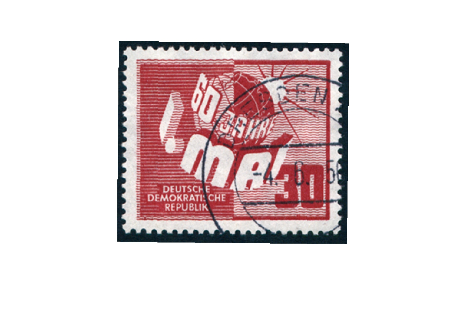 Briefmarke DDR 60 Jahre Tag der Arbeit 1950 Michel-Nr. 250 gestempelt