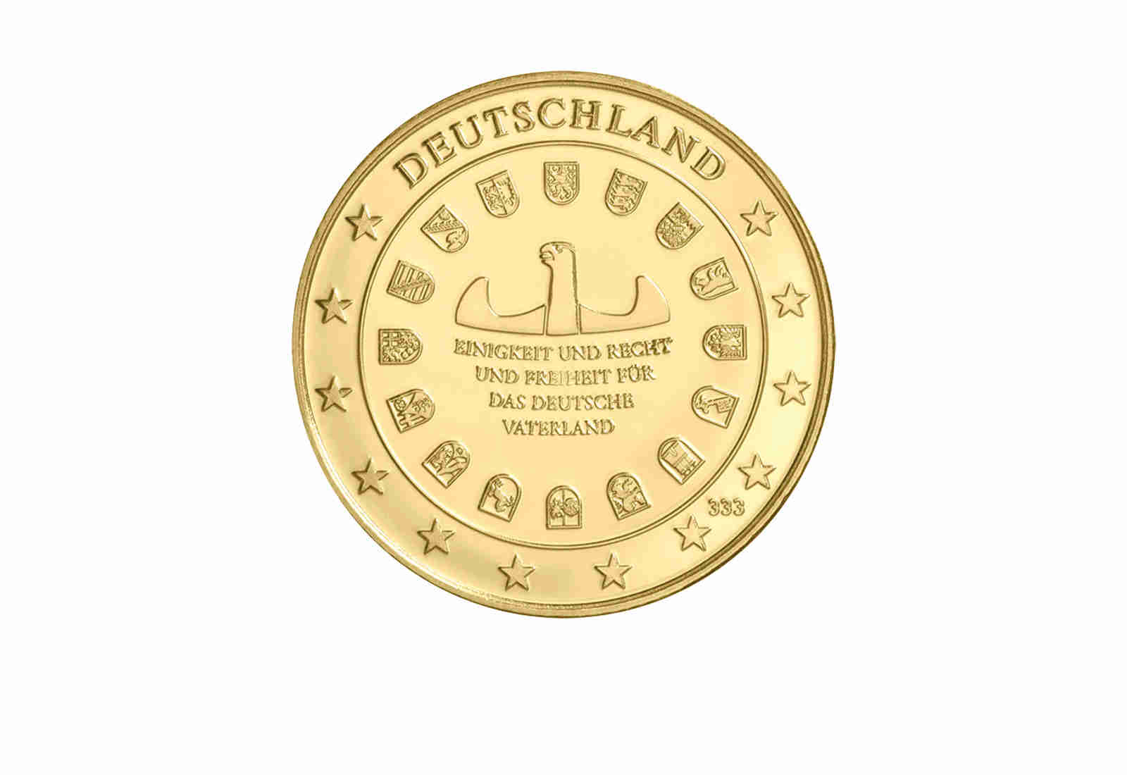 Goldausgabe 1/10 oz Bundespräsident Karl Carstens