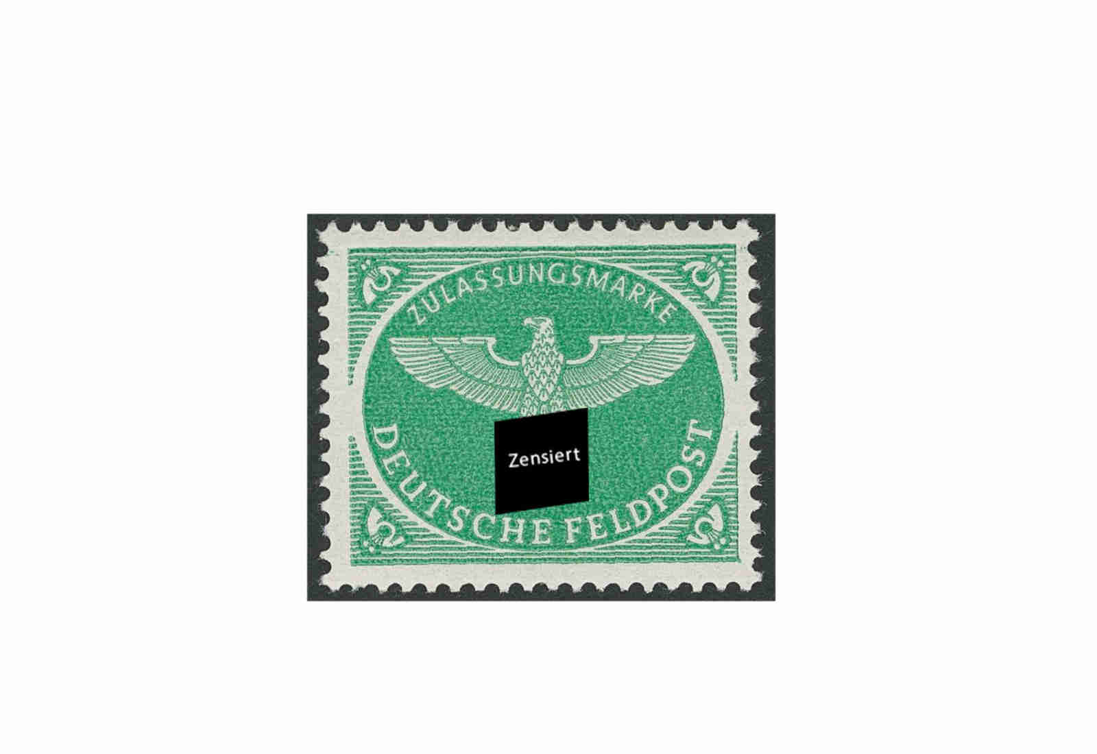 Briefmarke Deutsches Reich Feldpost Weihnachtspäckchen 1944 Michel-Nr. 4 postfrisch