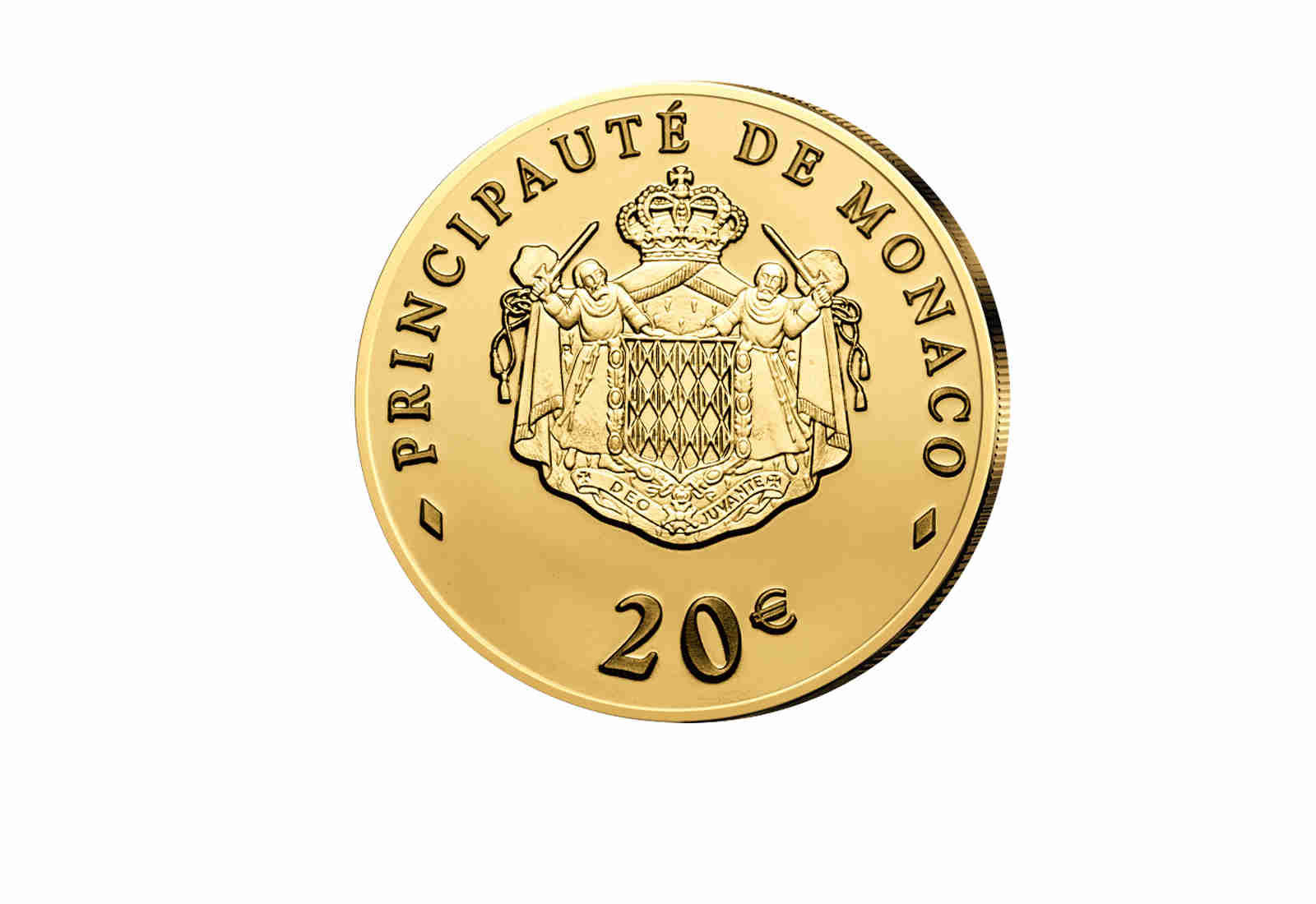 20 Euro Gold 2008 Monaco Albert II im Etui PP