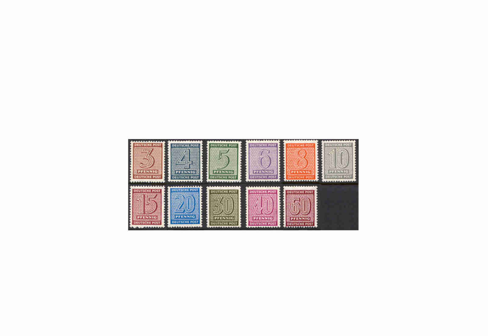 SBZ Mi.Nr. 126 Y/137 Y postfrisch