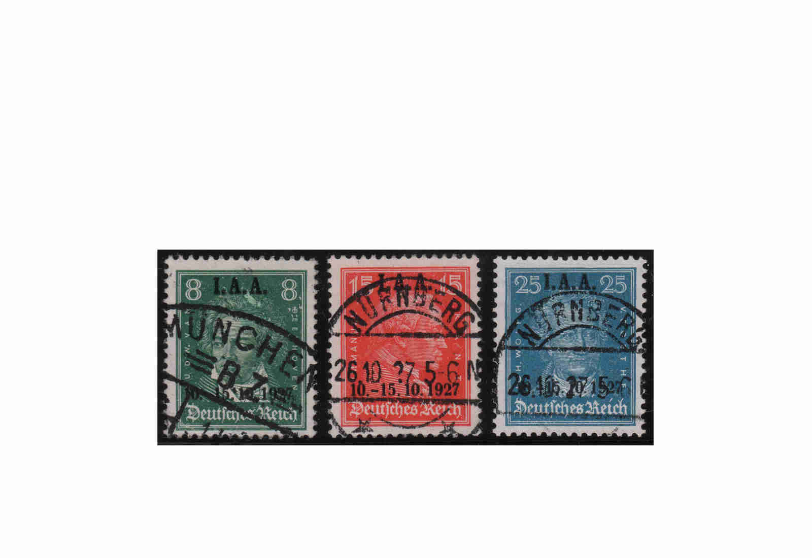 Deutsches Reich Mi.Nr. 407/409 gestempelt