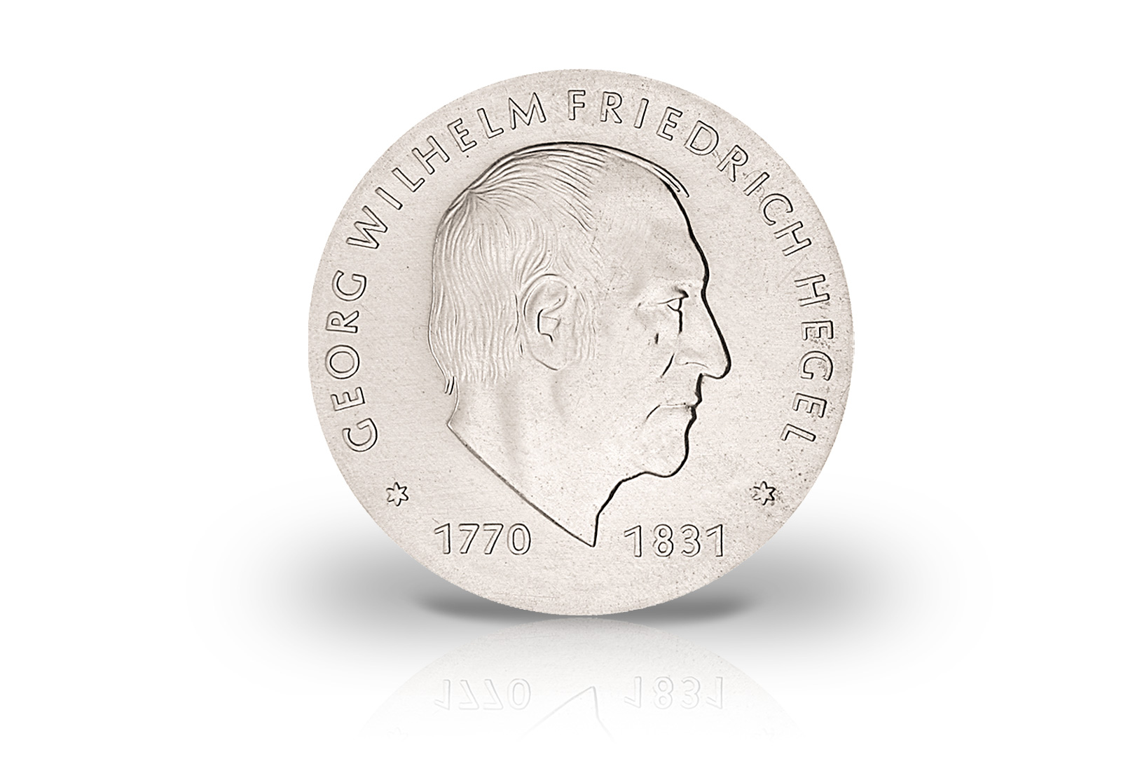 10 Mark Gedenkmünze 1981 DDR  Hegel Jaeger-Nr. 1581