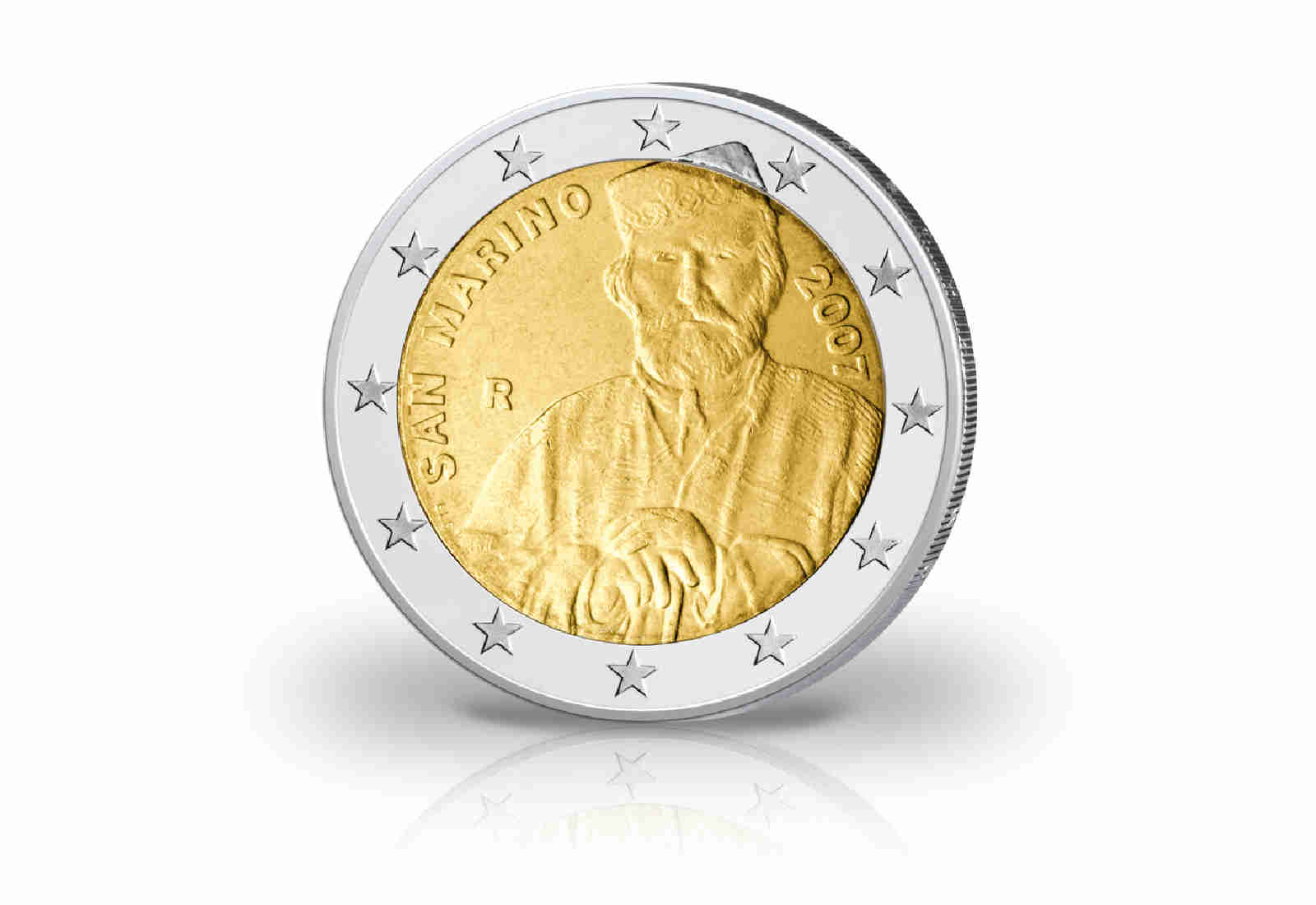 2 Euro 2007 San Marino 200.Geburtstag von Garibaldi st