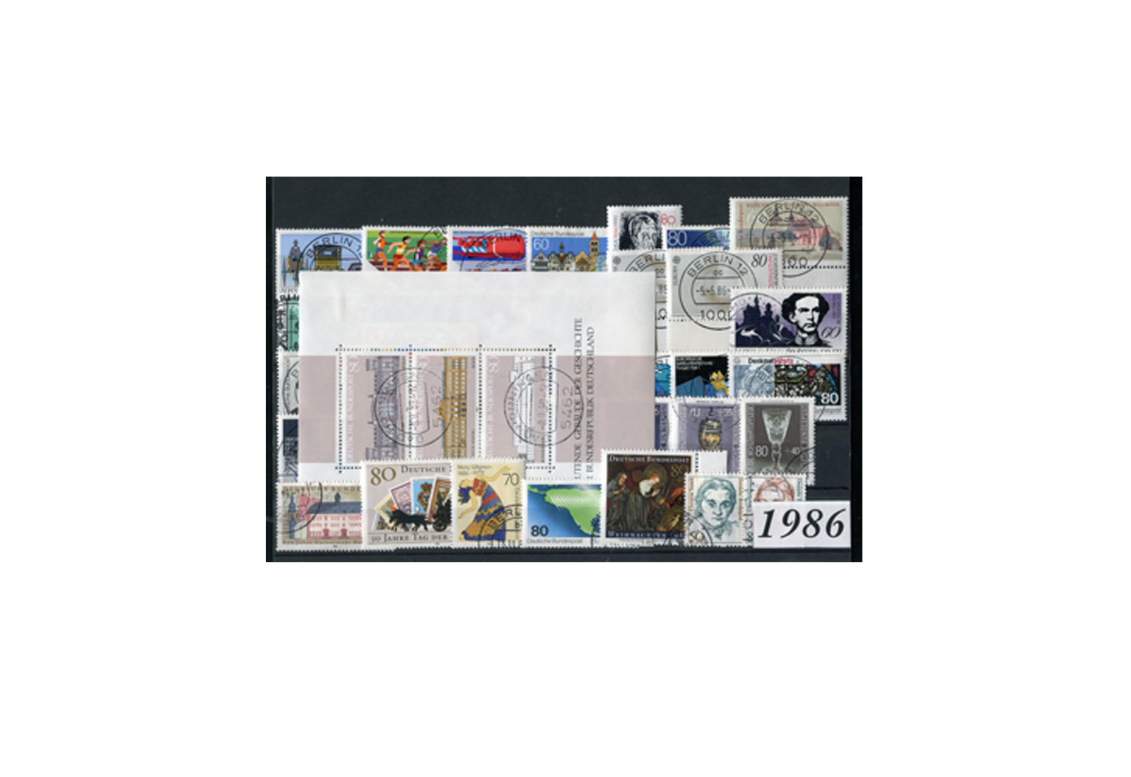 BRD Jahrgangsatz 1986 Mi.Nr. 1268-1305 gestempelt
