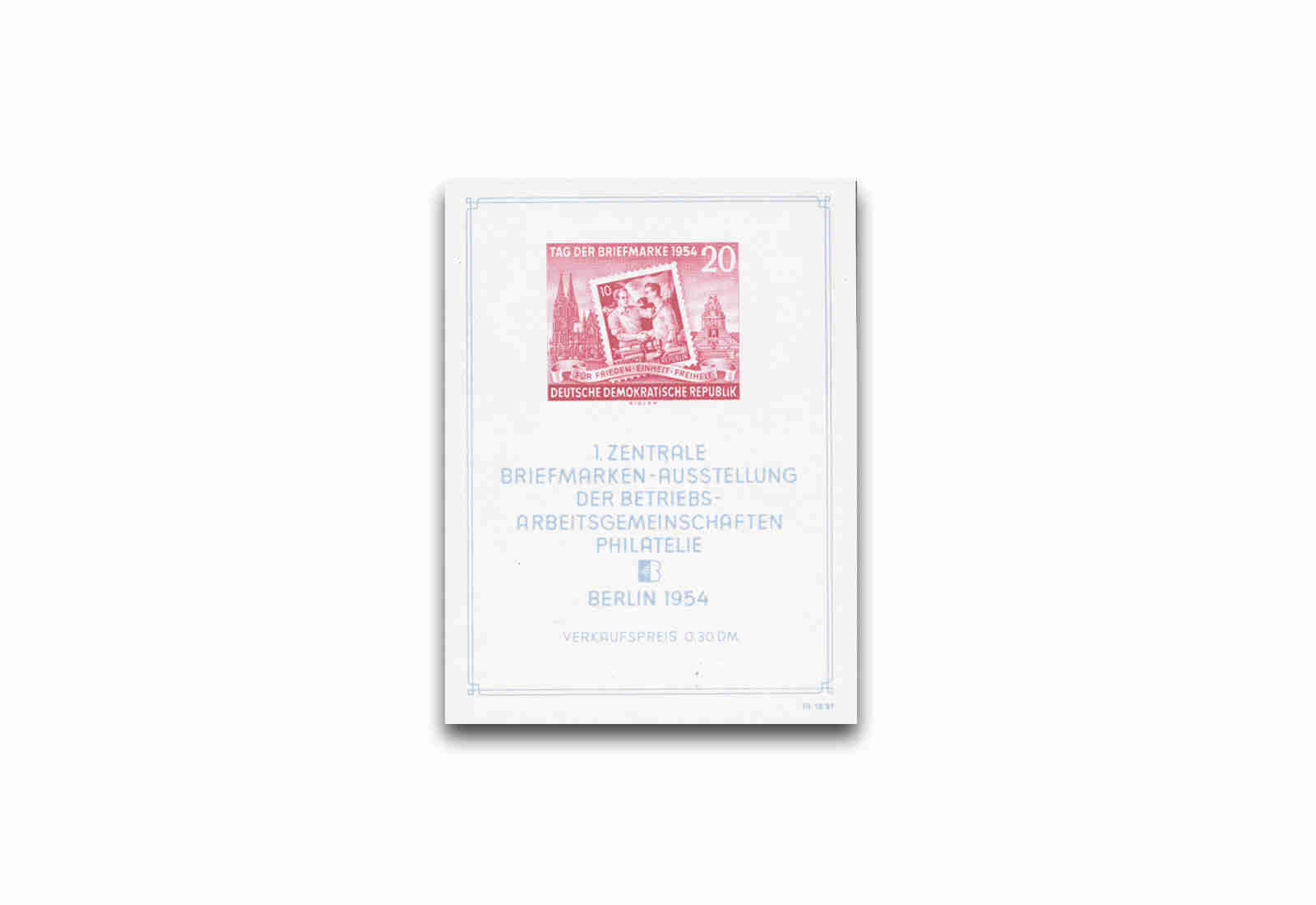 DDR Block 10 postfrisch