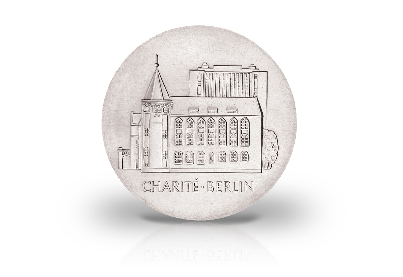 10 Mark Gedenkmünze 1986 DDR Charite in Berlin Jaeger-Nr. 1612