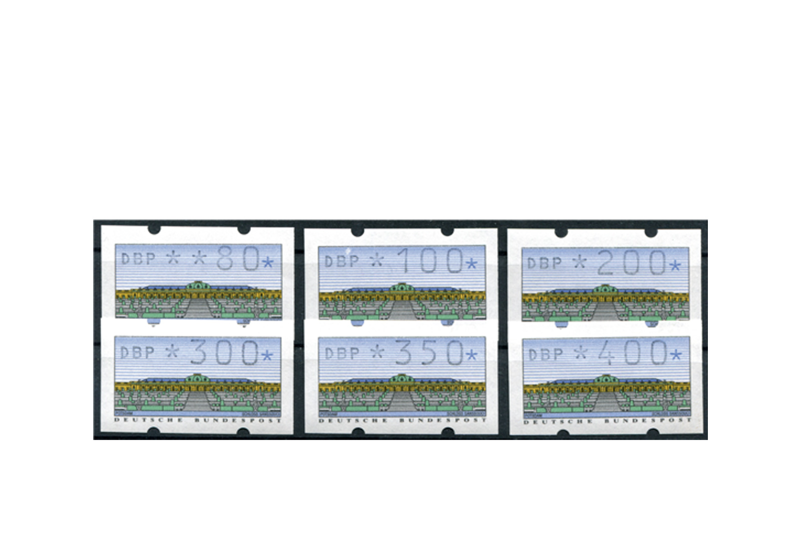 BRD ATM 2.1.1. VS 1 postfrisch 6 Werte