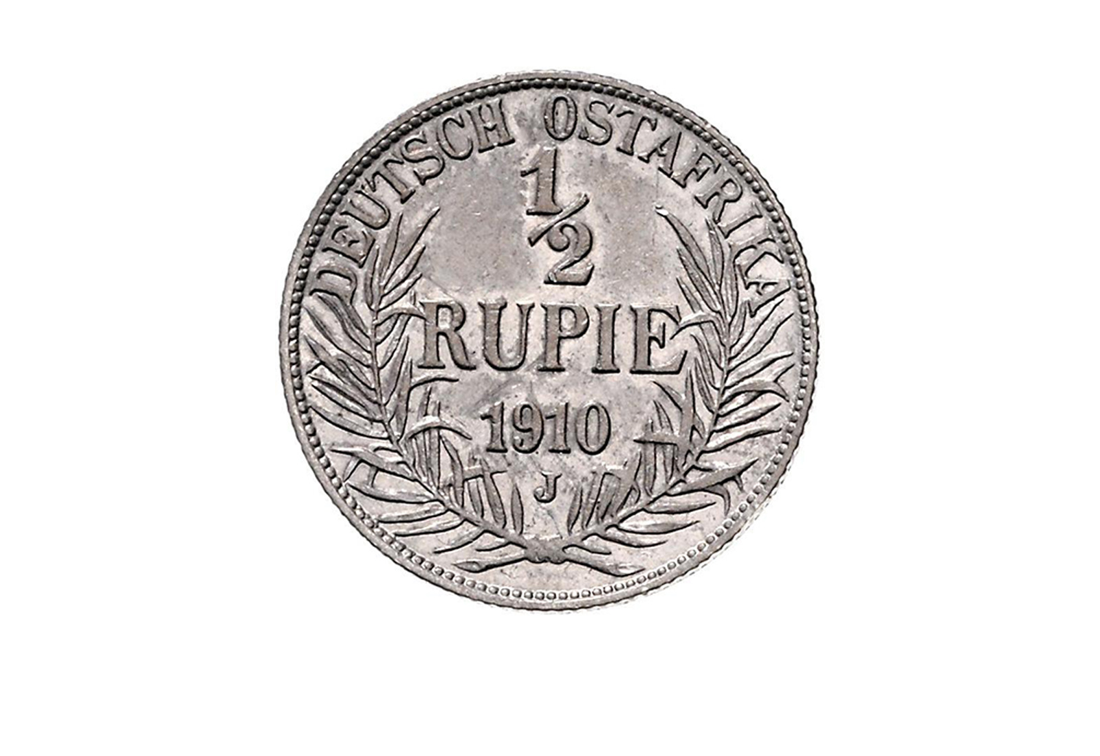 1/2 Rupie 1904-1914 Deutsch - Ostafrika Jaeger-Nr. 721